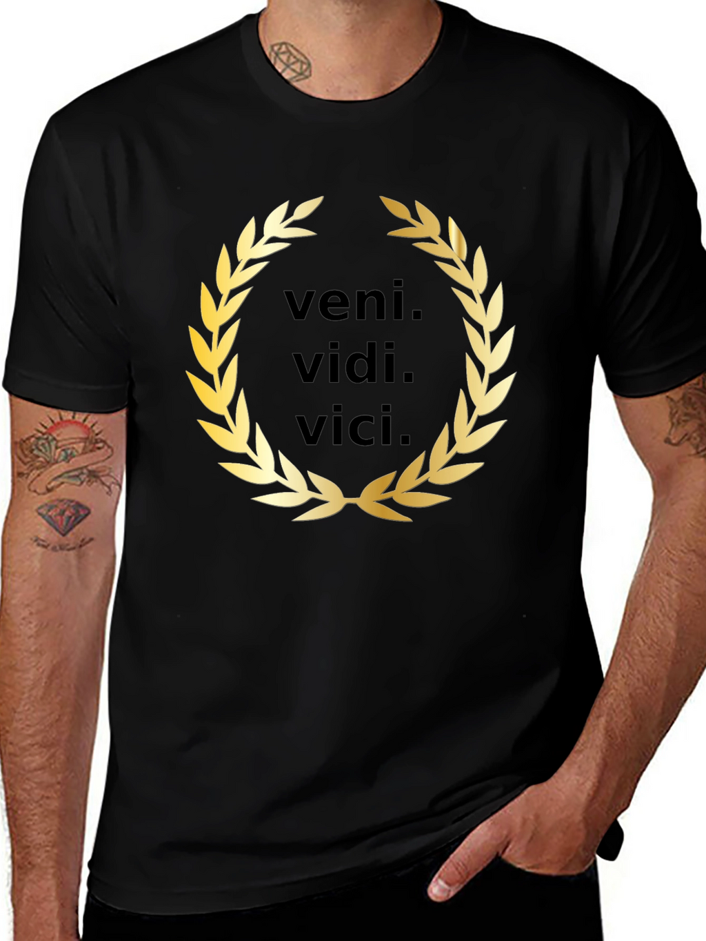 Veni Vidi Vici T-Shirt - Classic Latin Phrase