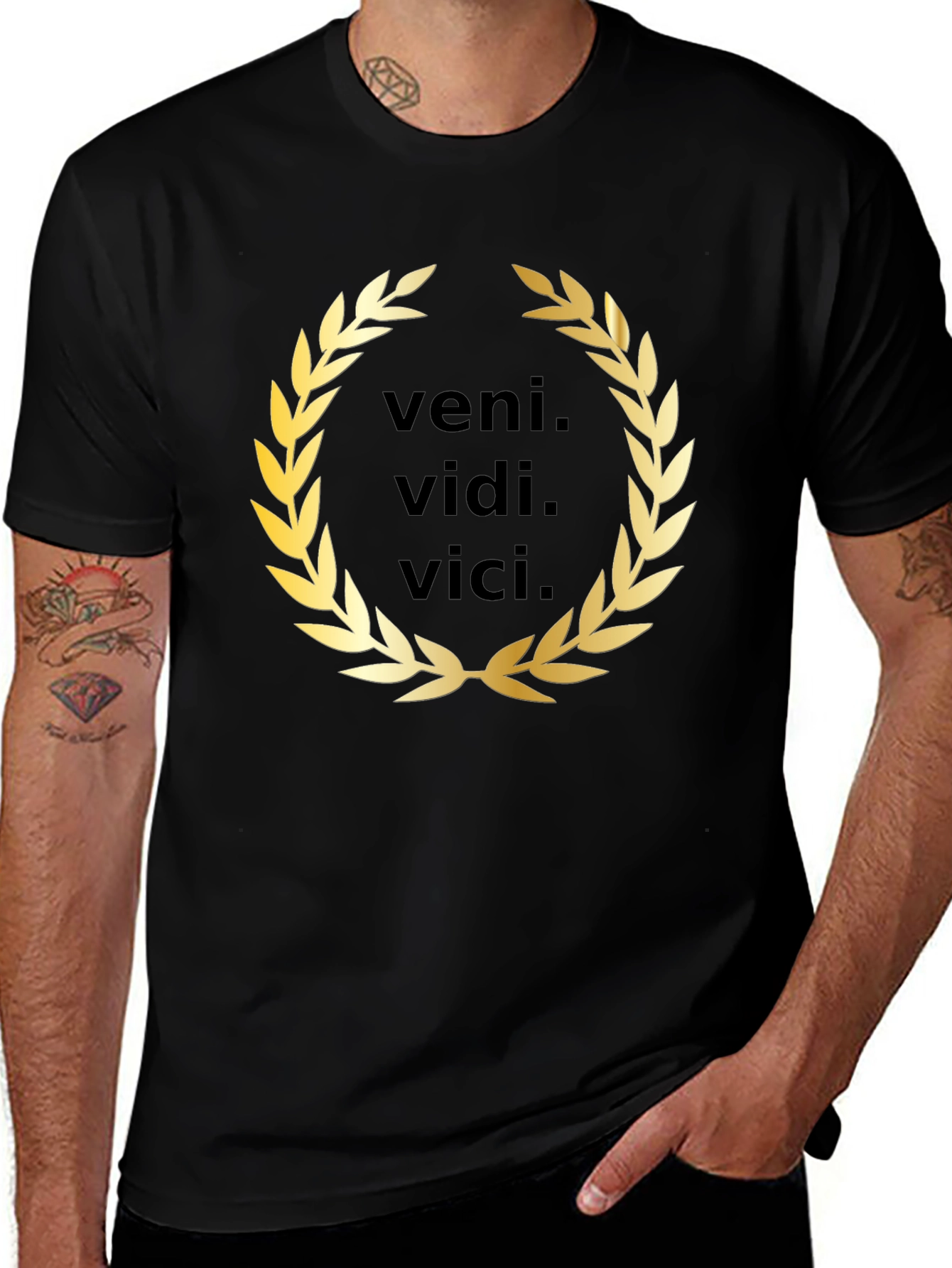Veni Vidi Vici T-Shirt - Classic Latin Phrase
