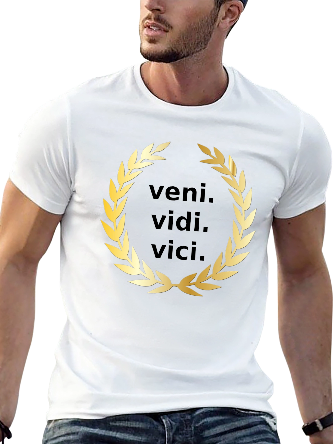 Veni Vidi Vici T-Shirt - Classic Latin Phrase