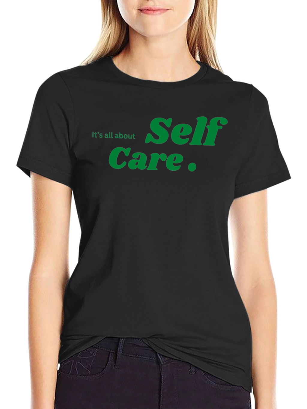 Self Care Graphic Tee - Unisex Black T-Shirt
