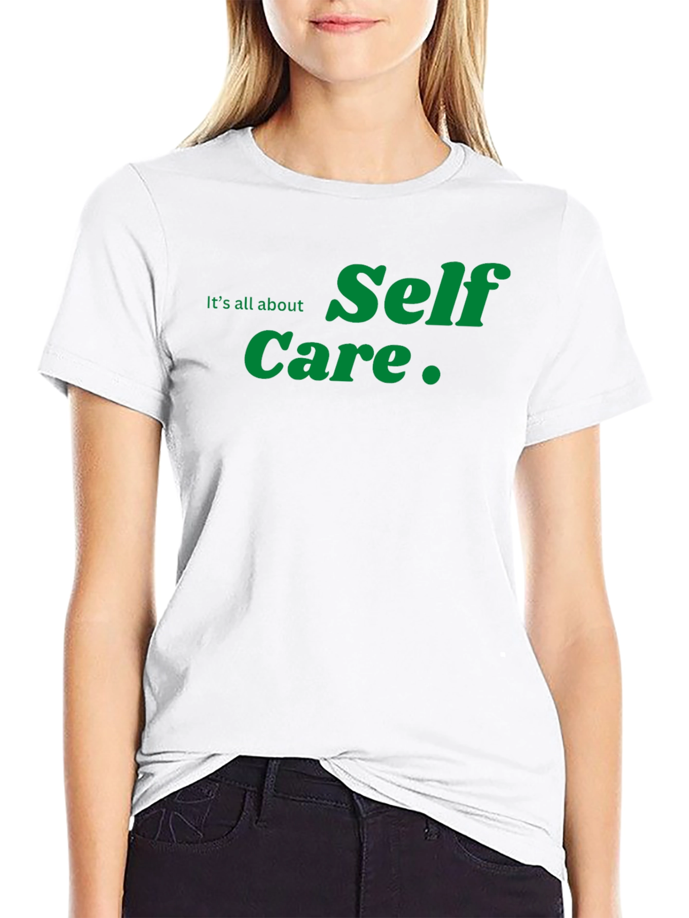 Self Care Graphic Tee - Unisex Black T-Shirt