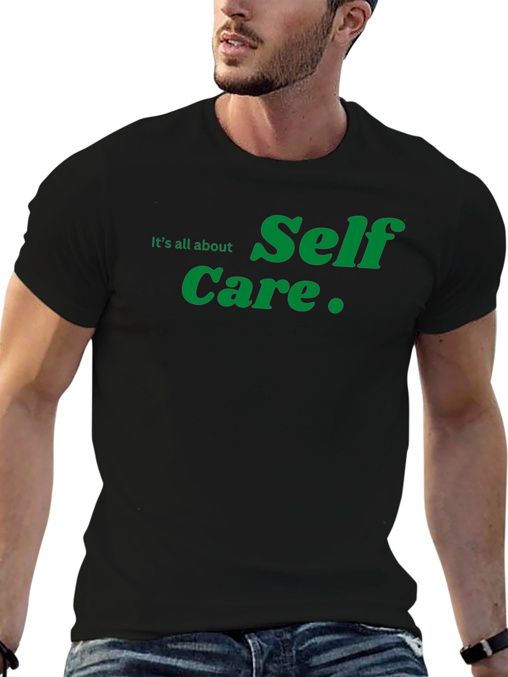 Self Care Graphic Tee - Unisex Black T-Shirt