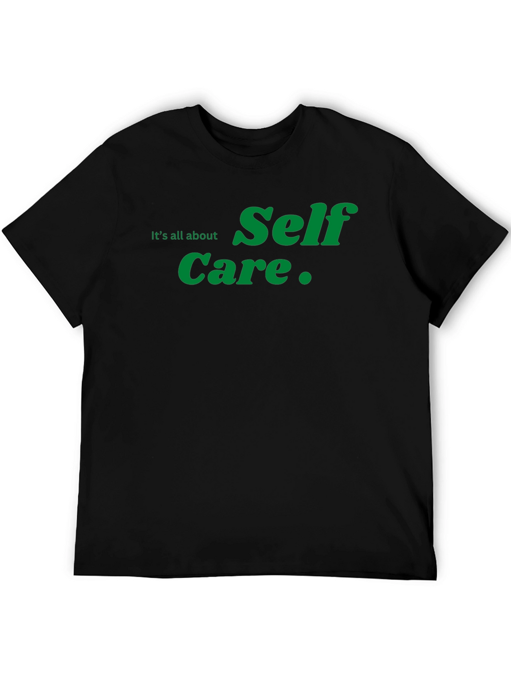 Self Care Graphic Tee - Unisex Black T-Shirt