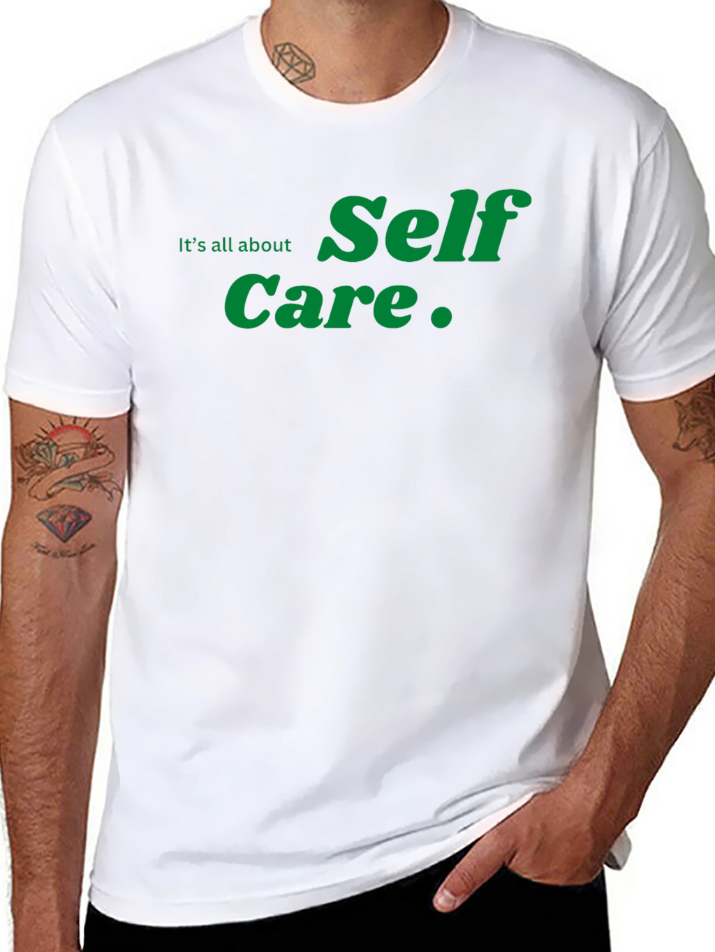 Self Care Graphic Tee - Unisex Black T-Shirt