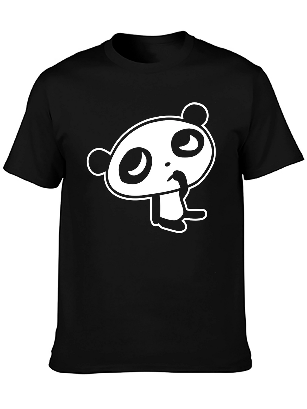 Cartoon Panda Graphic T-Shirt
