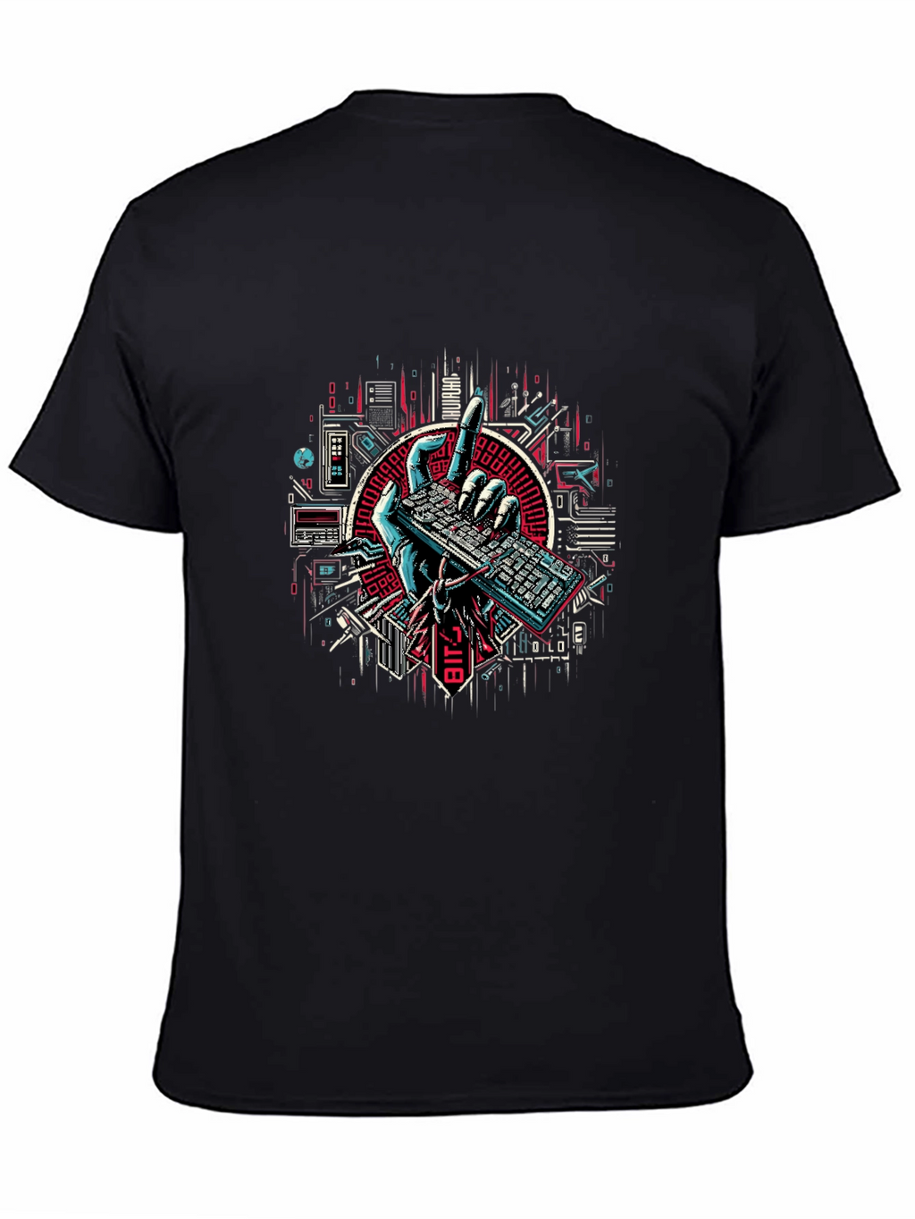 Tech Hand Keyboard Graphic Tee