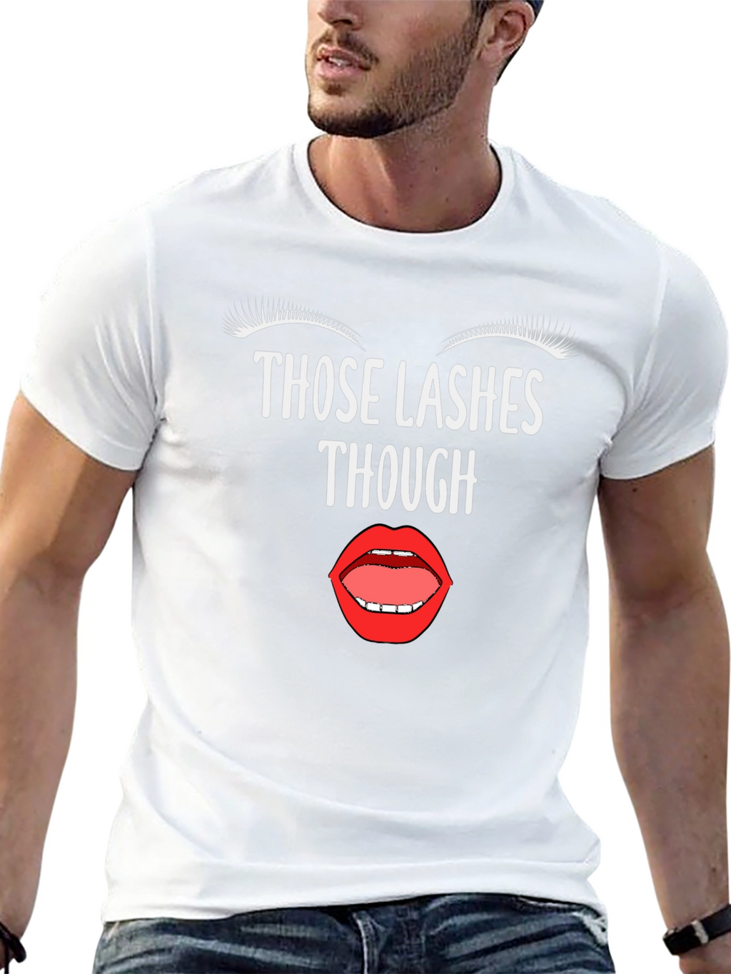 Lashes Though Graphic Tee - Unisex Fashion