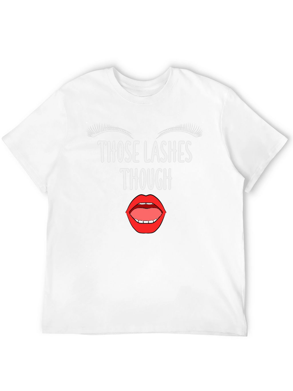 Lashes Though Graphic Tee - Unisex Fashion