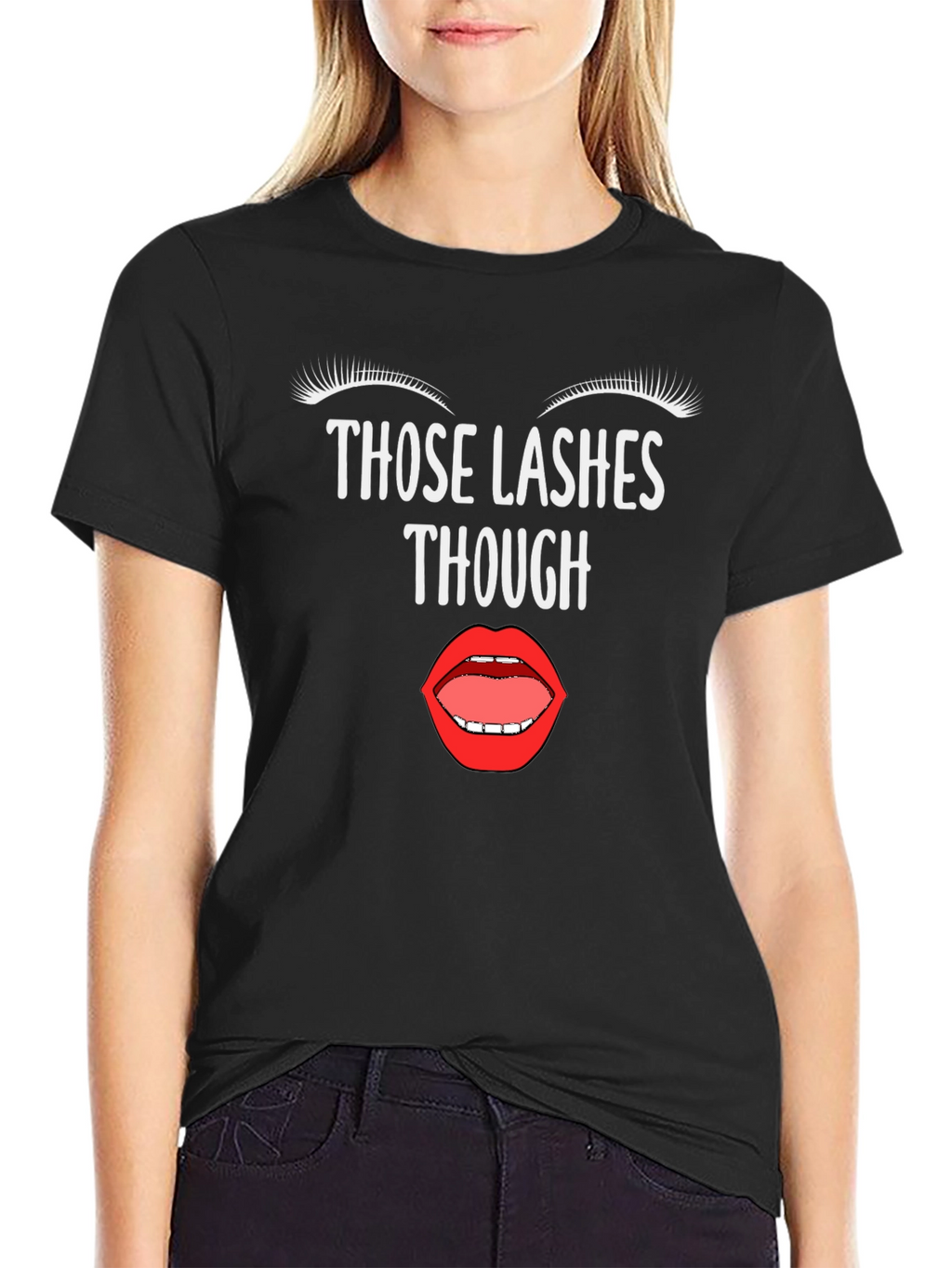 Lashes Though Graphic Tee - Unisex Fashion