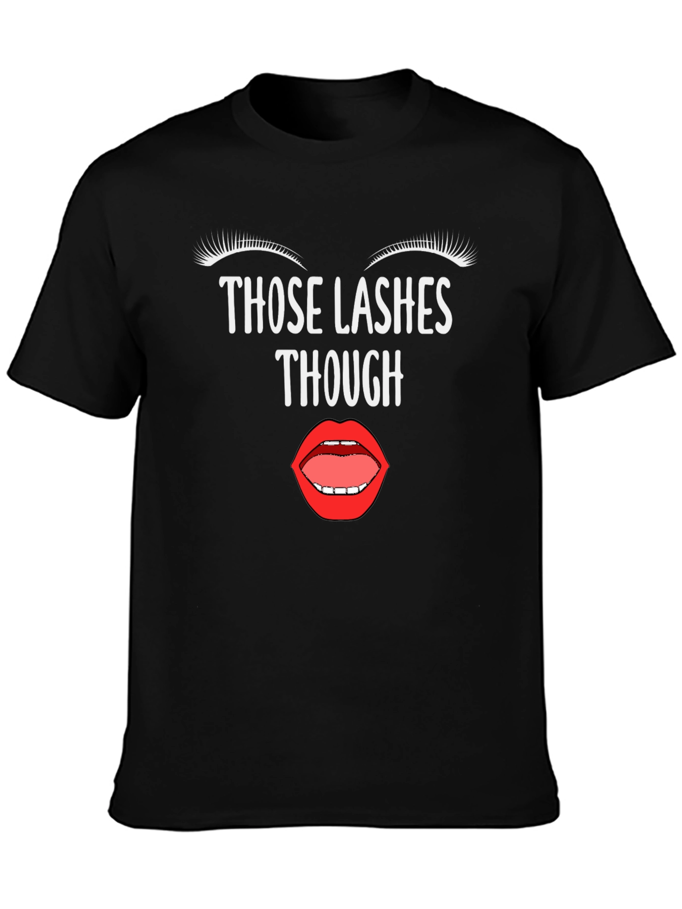 Lashes Though Graphic Tee - Unisex Fashion
