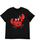Crabby Character Black T-Shirt
