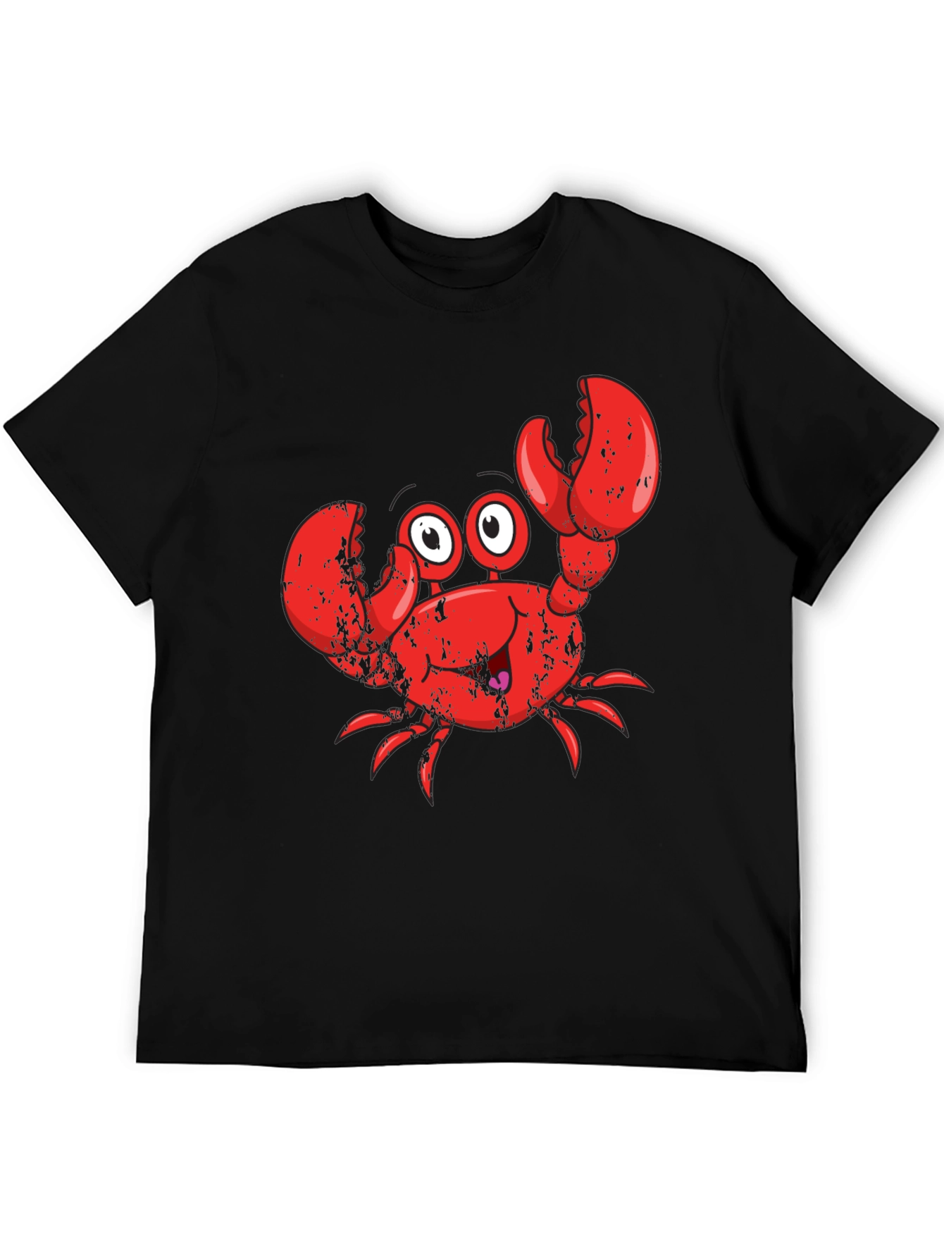 Crabby Character Black T-Shirt