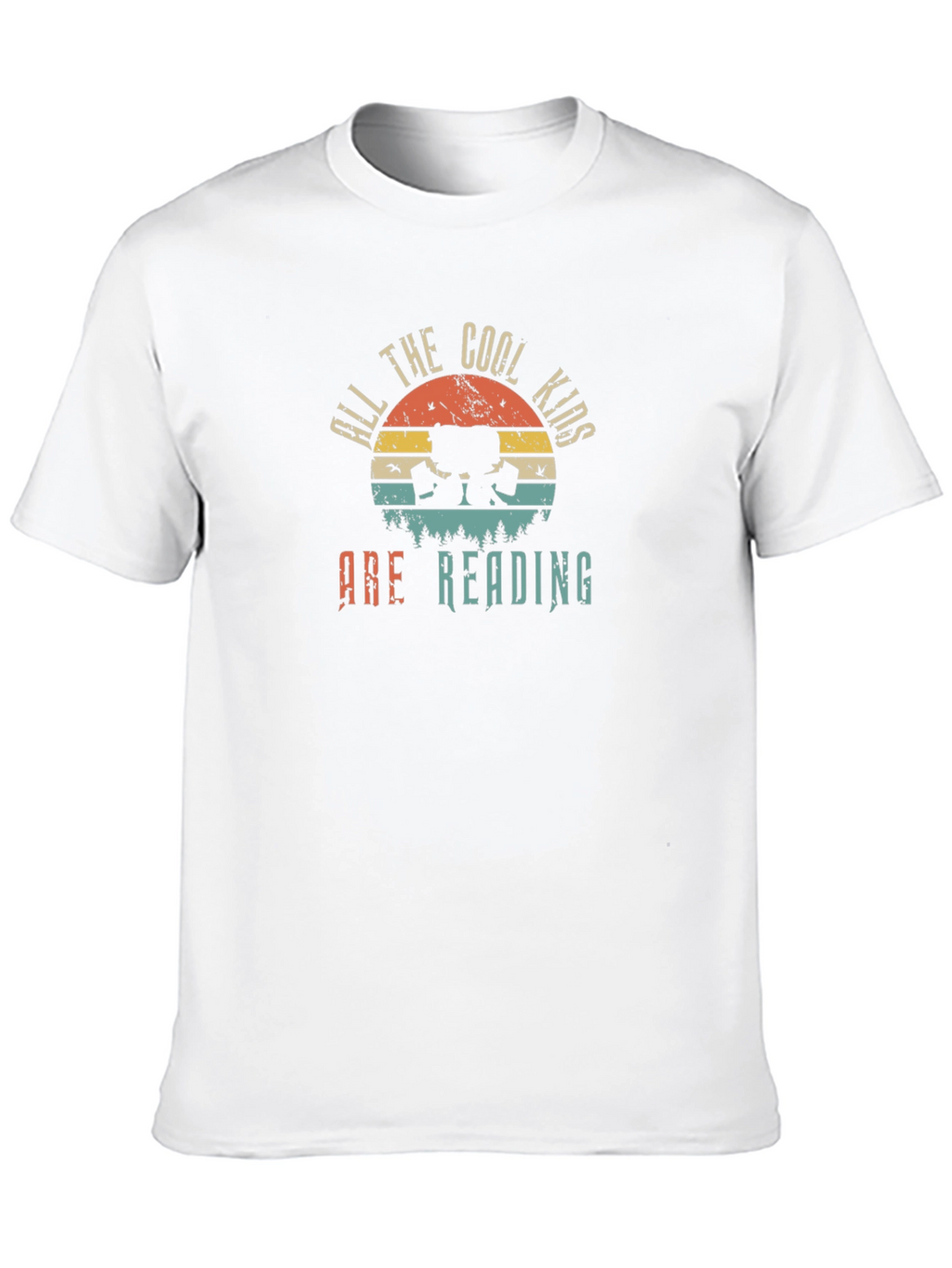 Cool Kids Reading Graphic T-Shirt