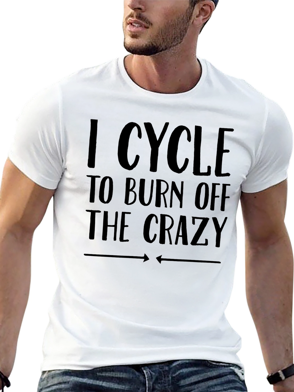 I Cycle to Burn Off the Crazy Graphic Tee