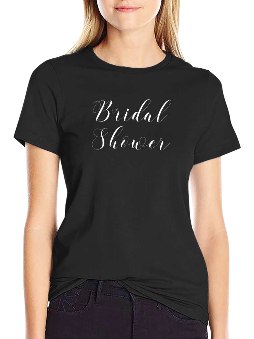 Bridal Shower T-Shirt - Elegant Script Design
