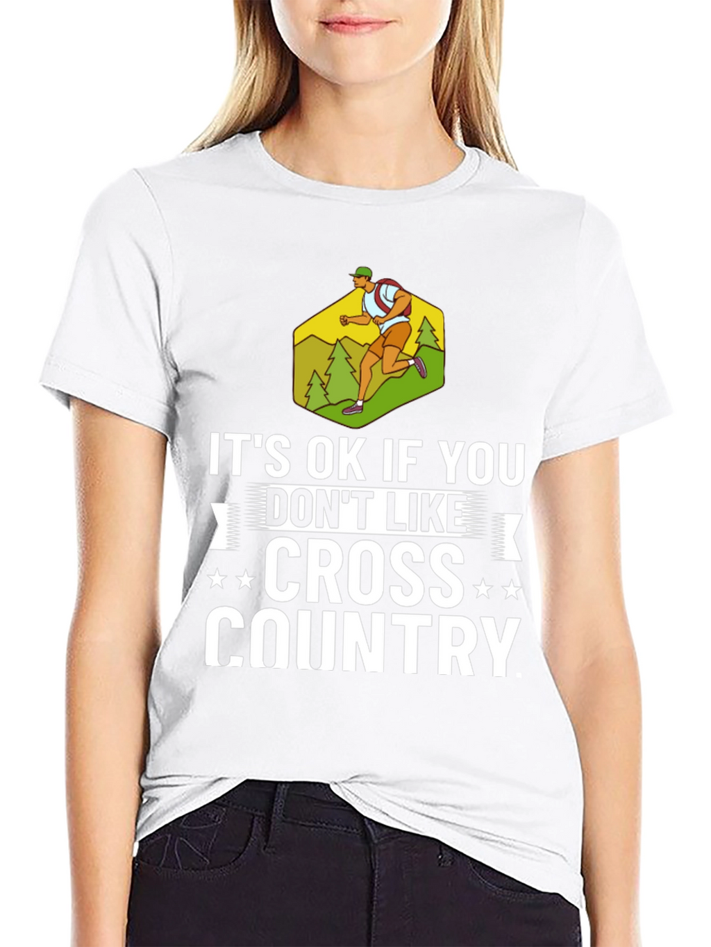 Cross Country Runner Graphic Tee - Unisex T-Shirt