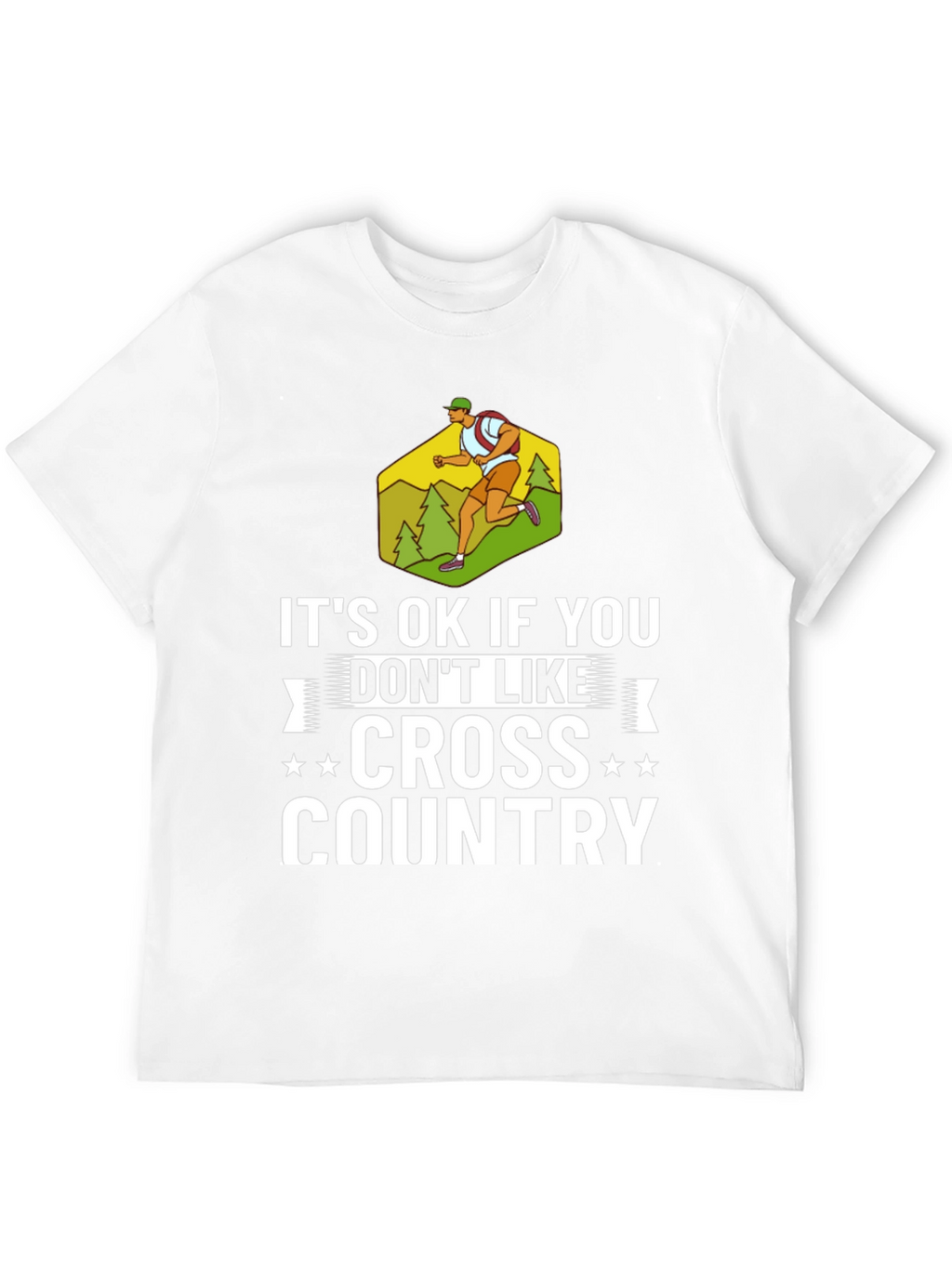Cross Country Runner Graphic Tee - Unisex T-Shirt