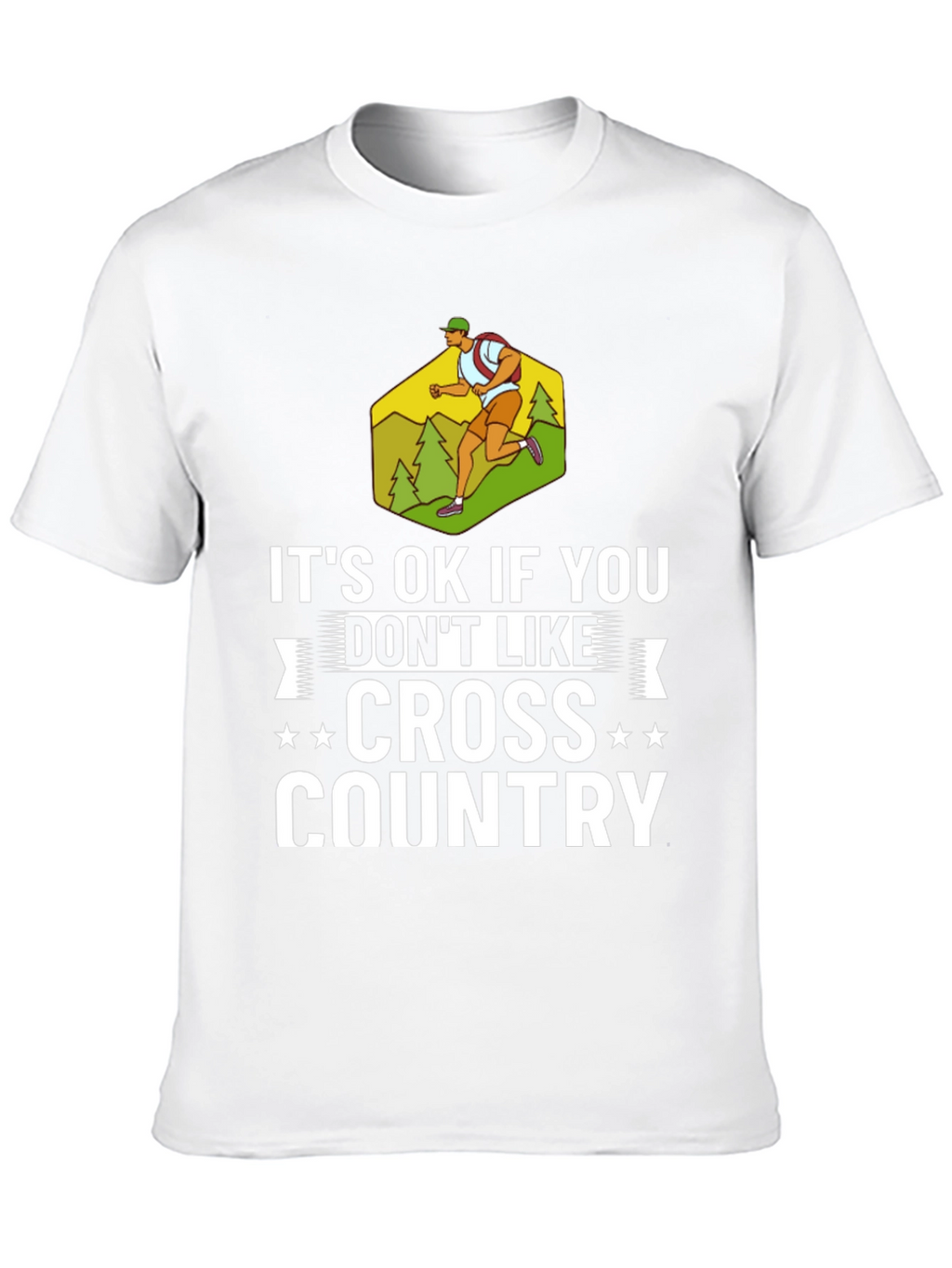 Cross Country Runner Graphic Tee - Unisex T-Shirt