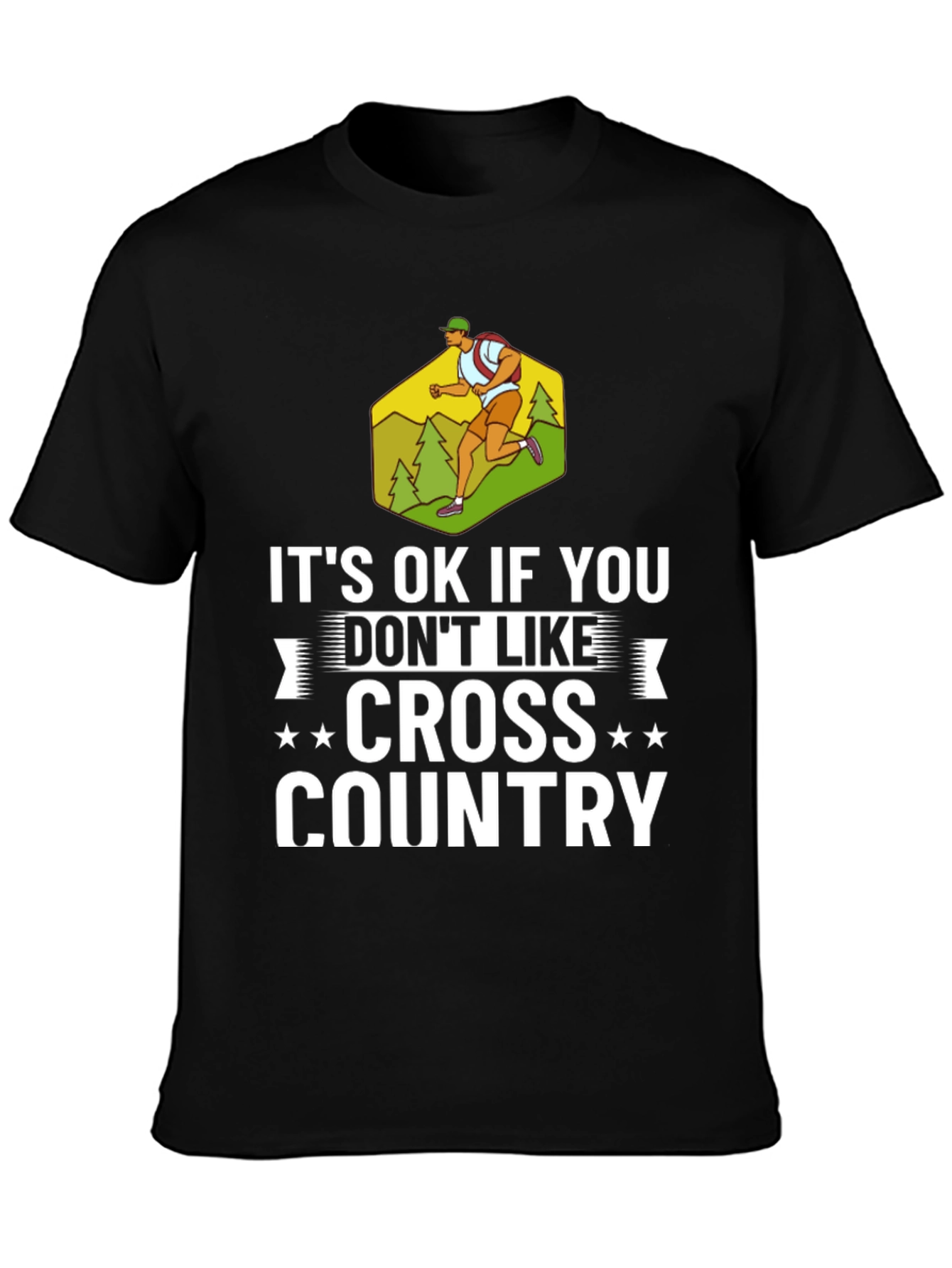 Cross Country Runner Graphic Tee - Unisex T-Shirt
