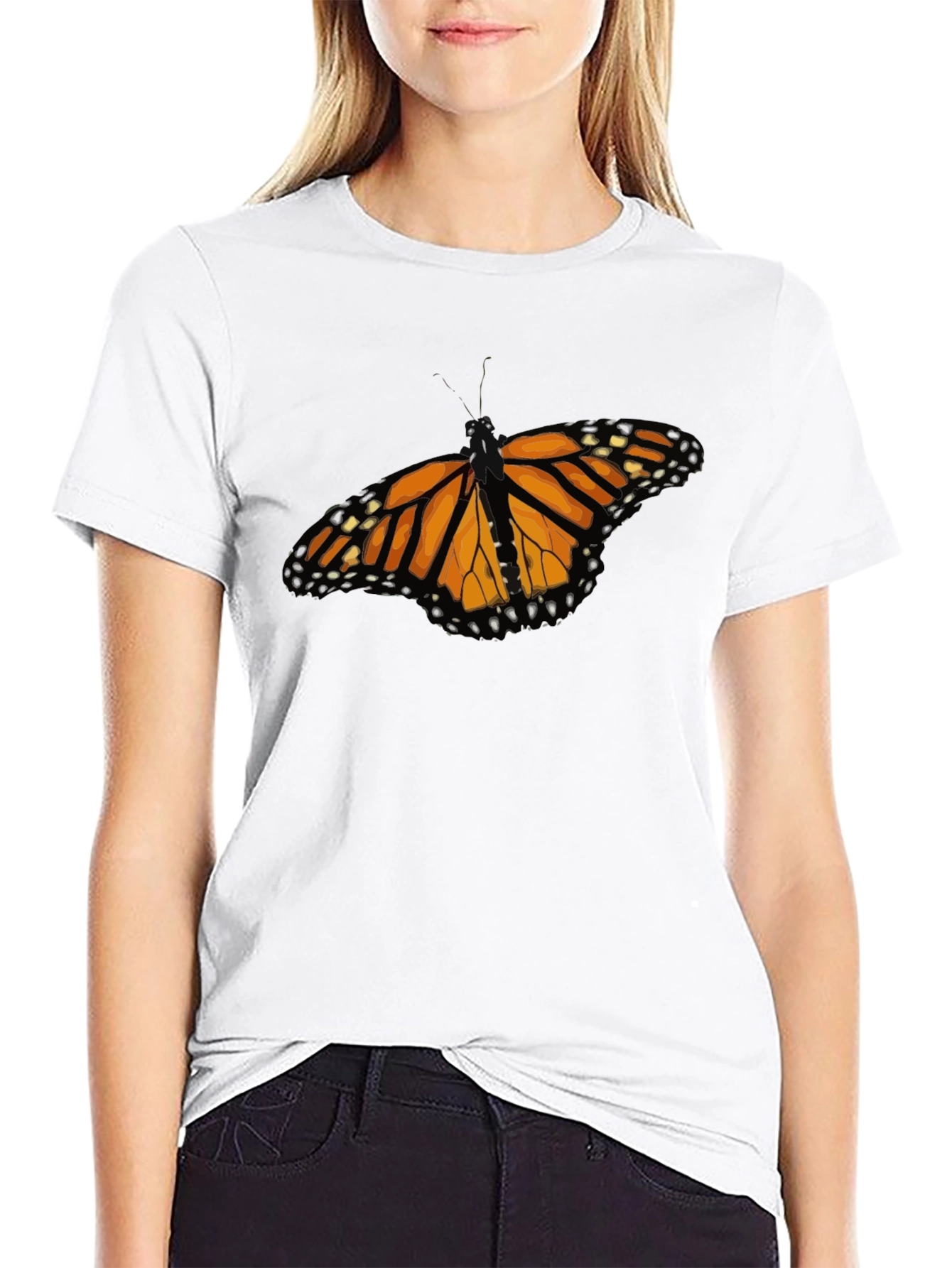 Monarch Butterfly Graphic T-Shirt