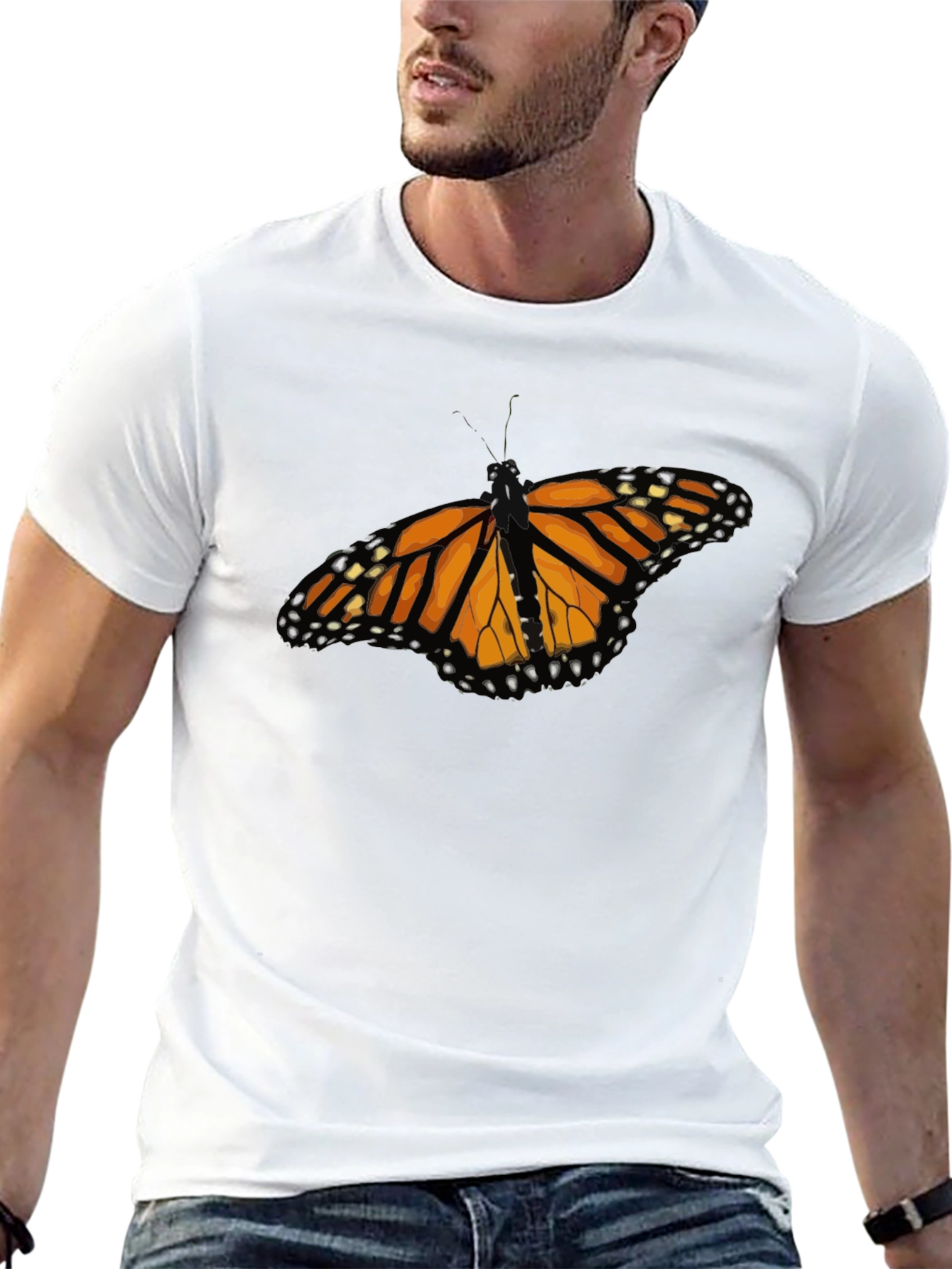 Monarch Butterfly Graphic T-Shirt