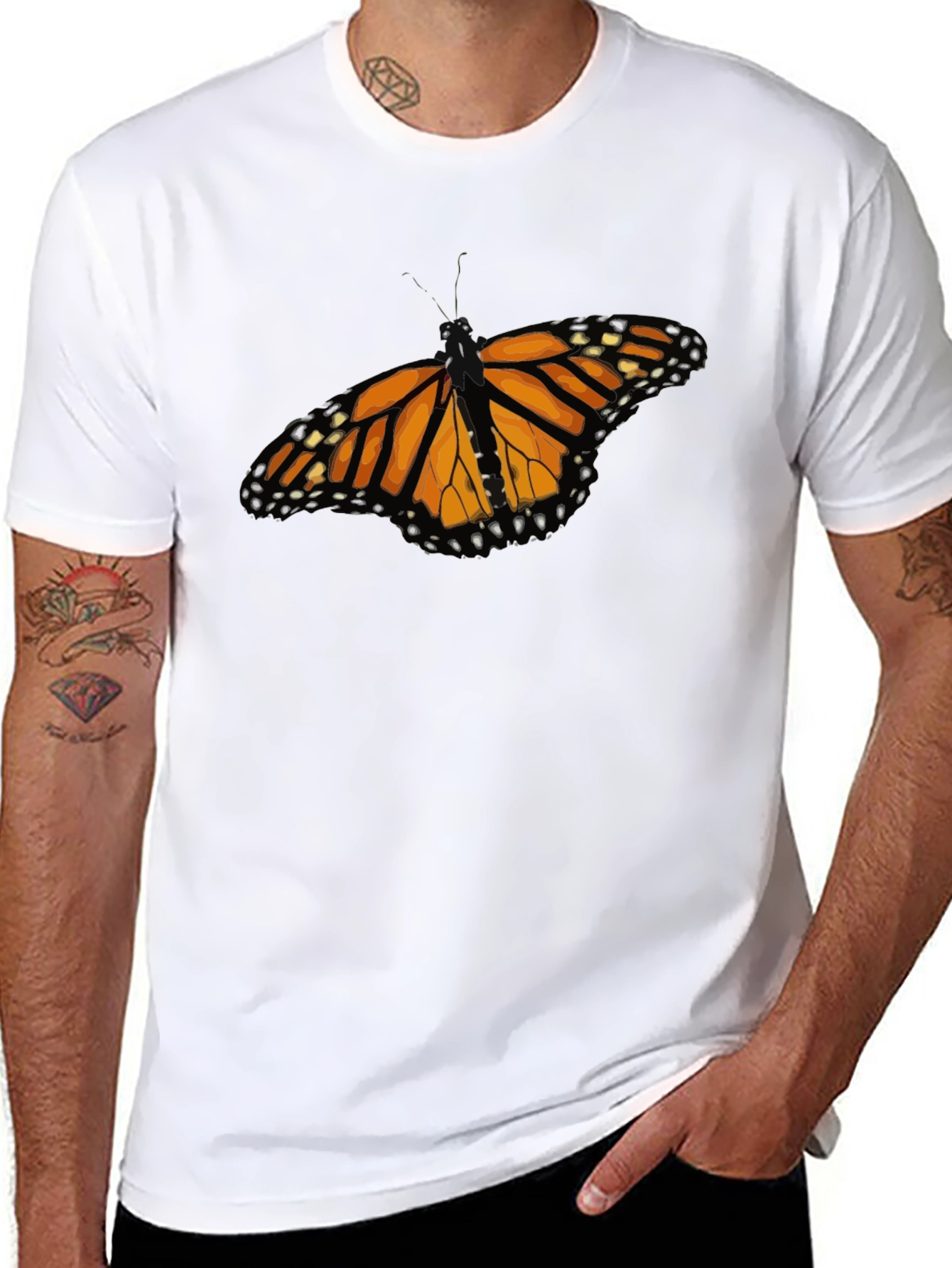 Monarch Butterfly Graphic T-Shirt