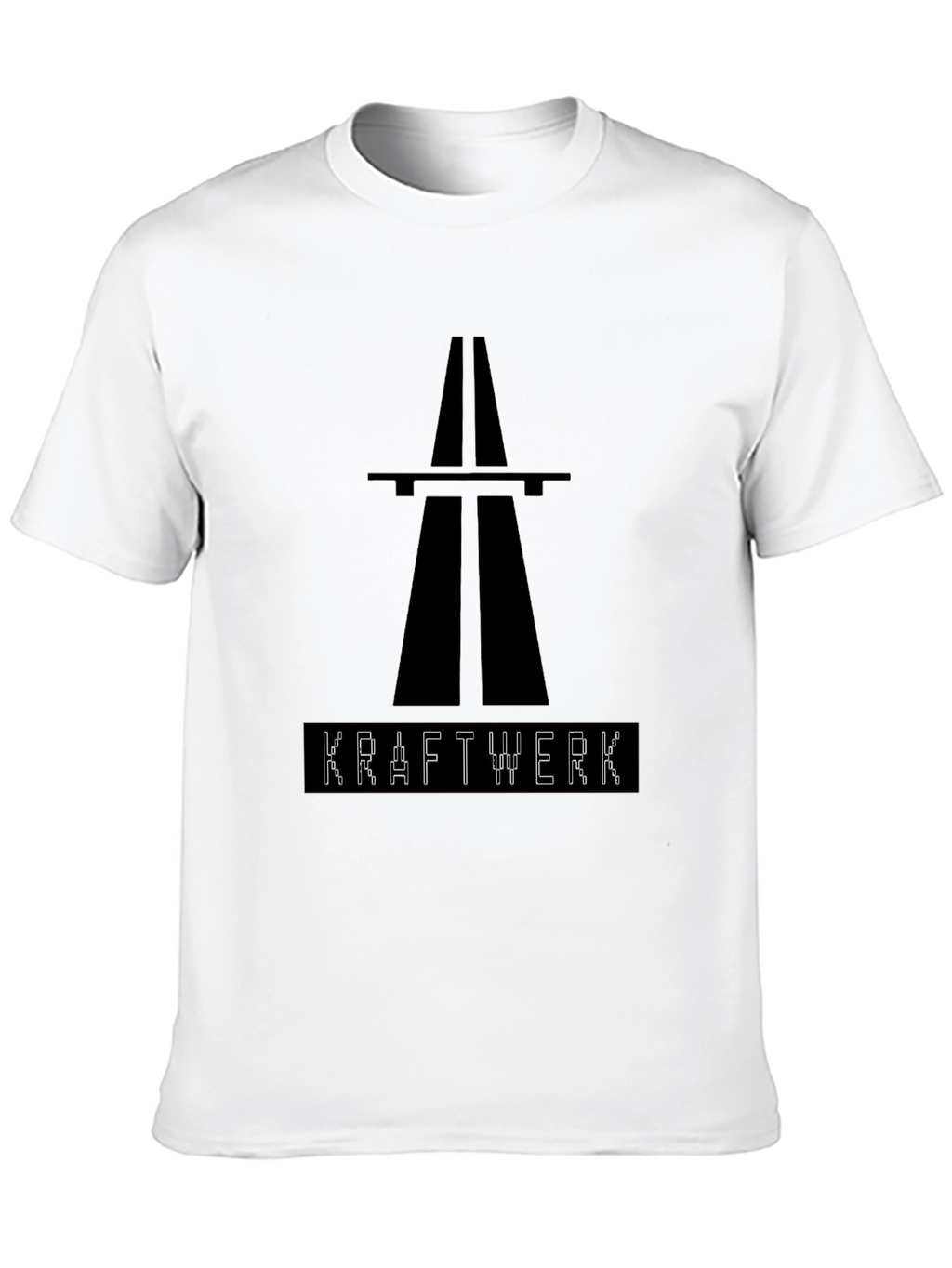 Kraftwerk Graphic Print Black T-Shirt