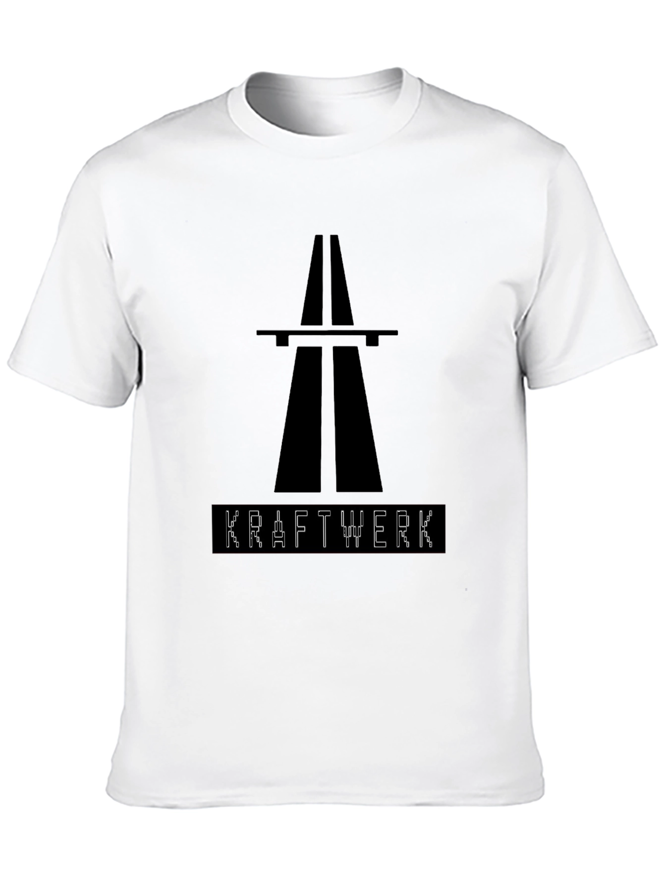 Kraftwerk Graphic Print Black T-Shirt