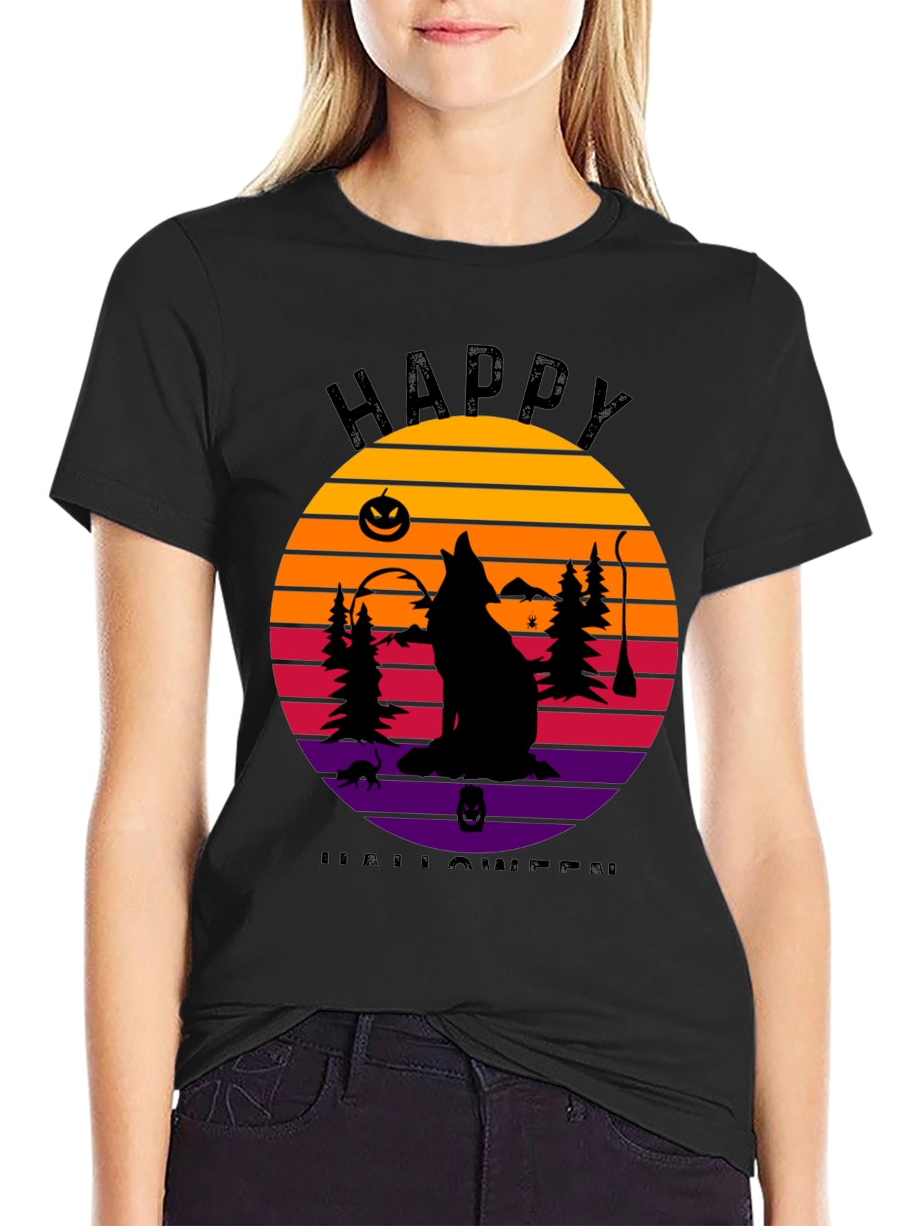 Happy Halloween Graphic T-Shirt