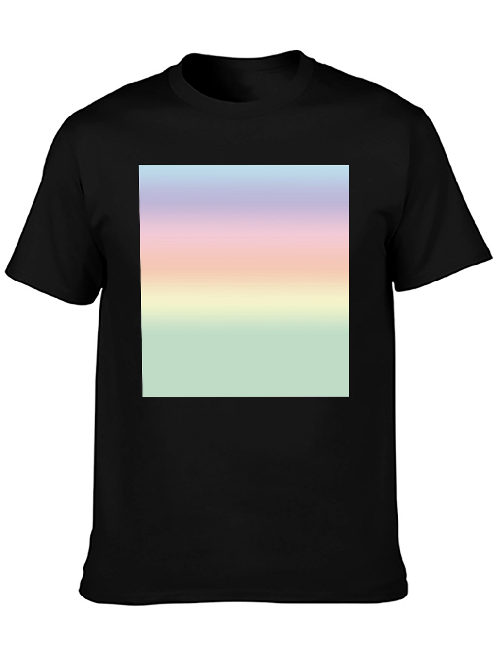 Pastel Gradient T-Shirt - Stylish & Unique Design