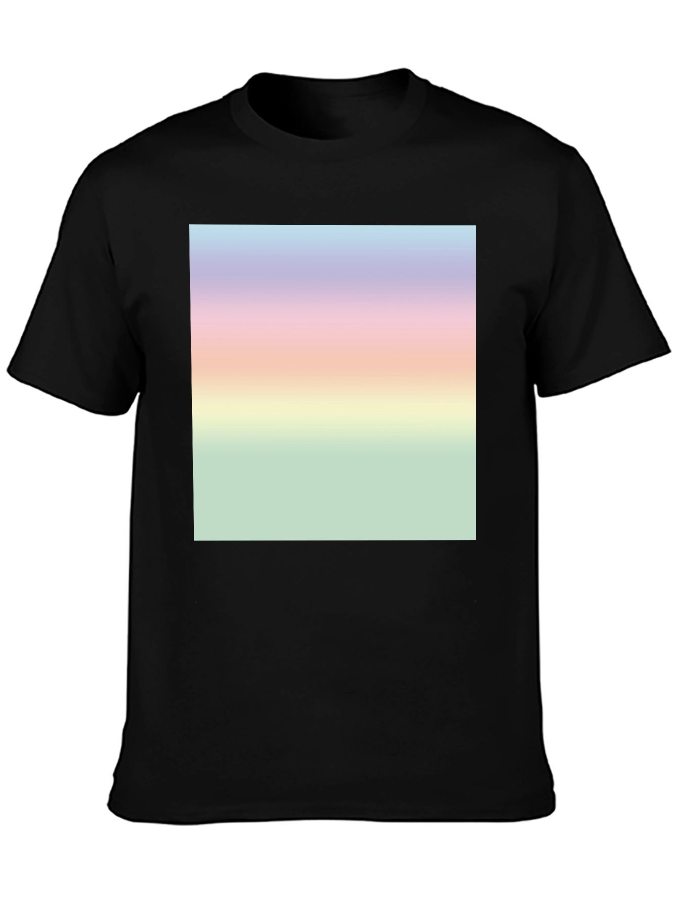Pastel Gradient T-Shirt - Stylish & Unique Design