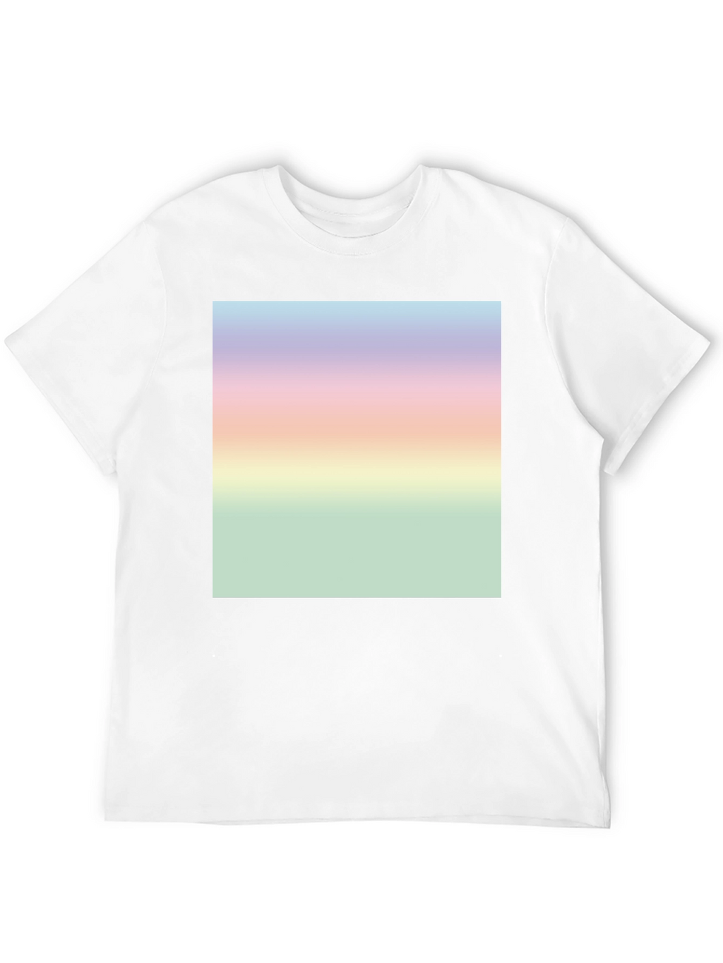 Pastel Gradient T-Shirt - Stylish & Unique Design
