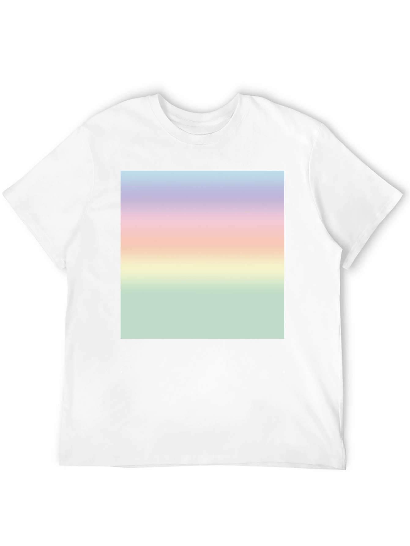 Pastel Gradient T-Shirt - Stylish & Unique Design
