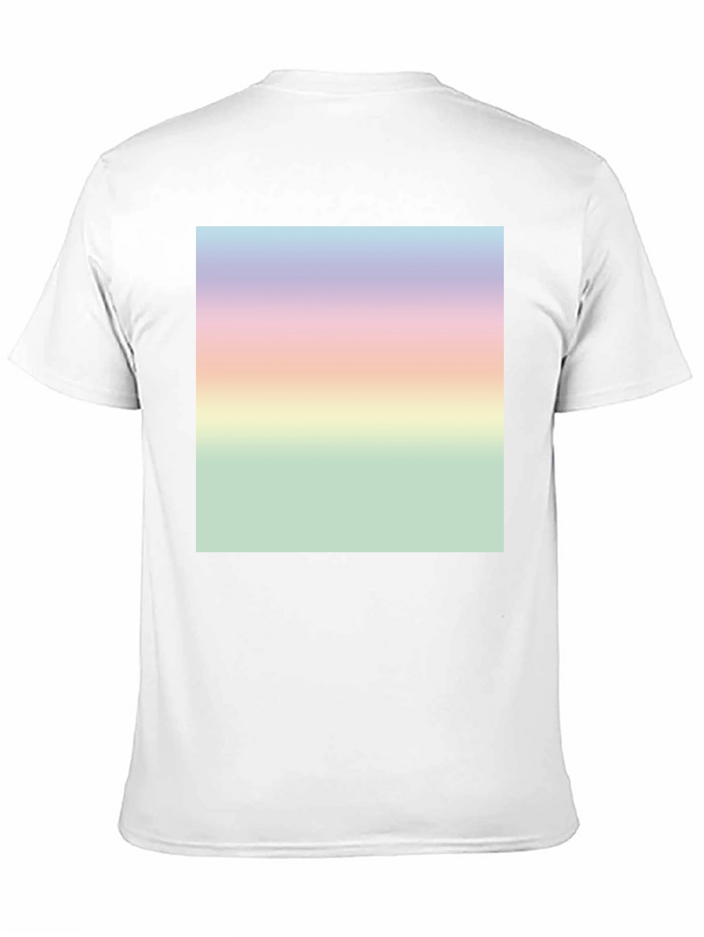 Pastel Gradient T-Shirt - Stylish & Unique Design