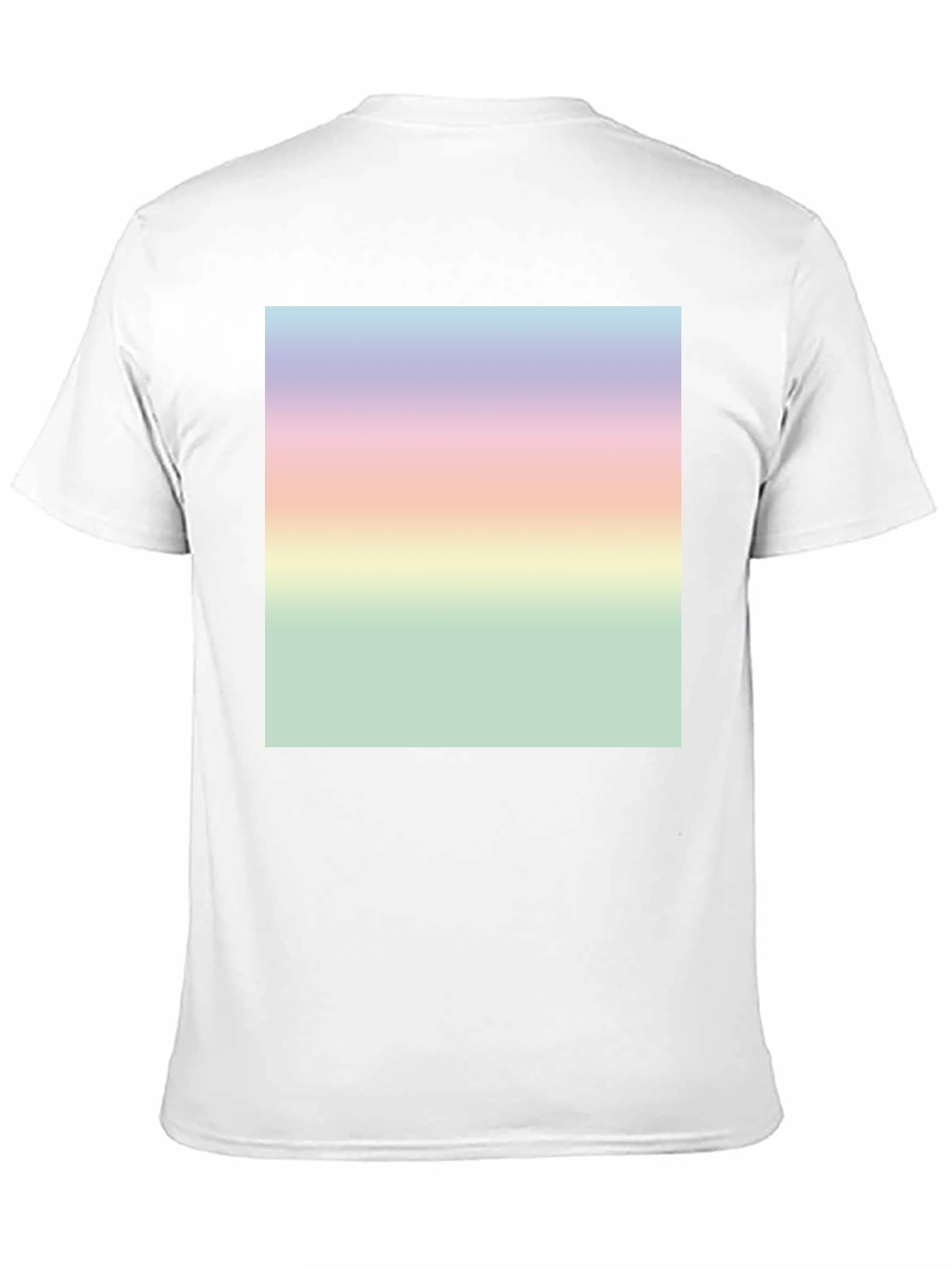 Pastel Gradient T-Shirt - Stylish & Unique Design