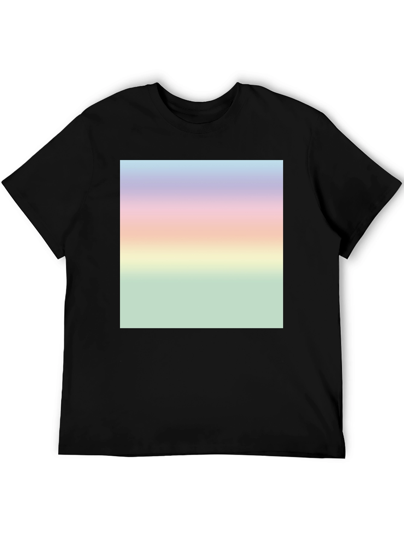 Pastel Gradient T-Shirt - Stylish & Unique Design