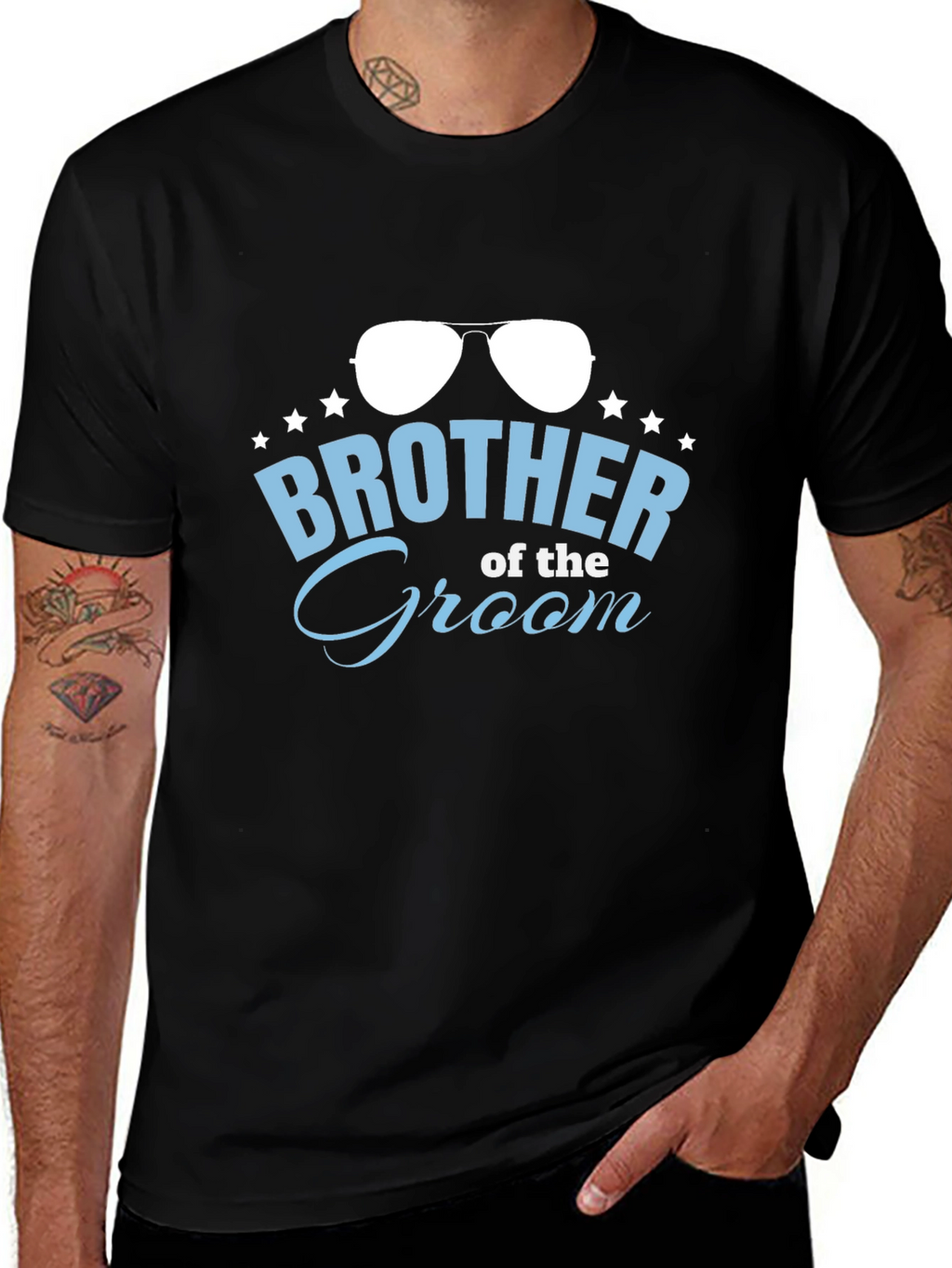 Brother of the Groom T-Shirt - Wedding Party Apparel