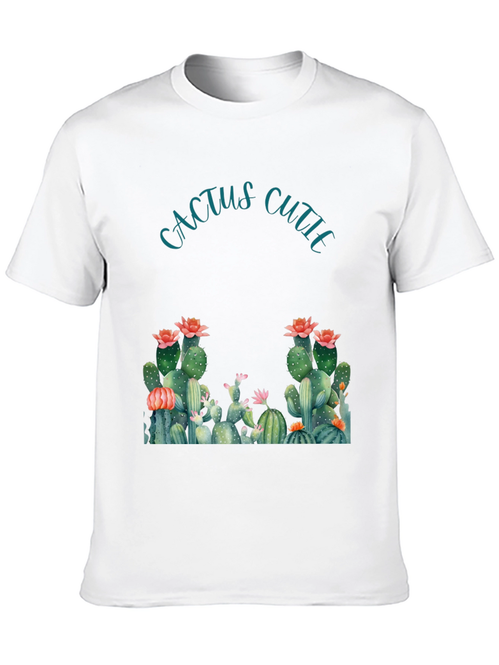 Cactus Cutie Graphic Tee - Soft Cotton Blend