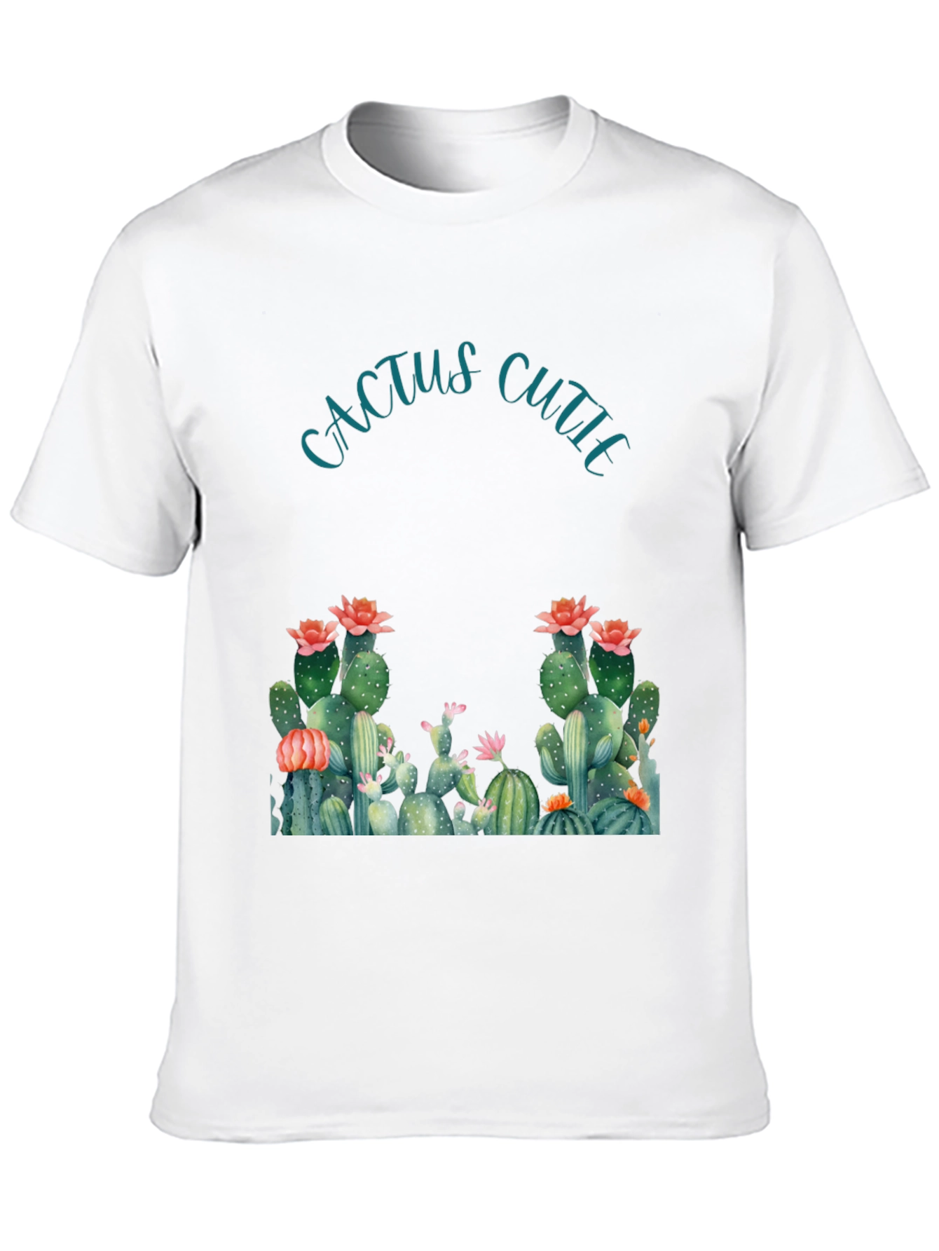 Cactus Cutie Graphic Tee - Soft Cotton Blend