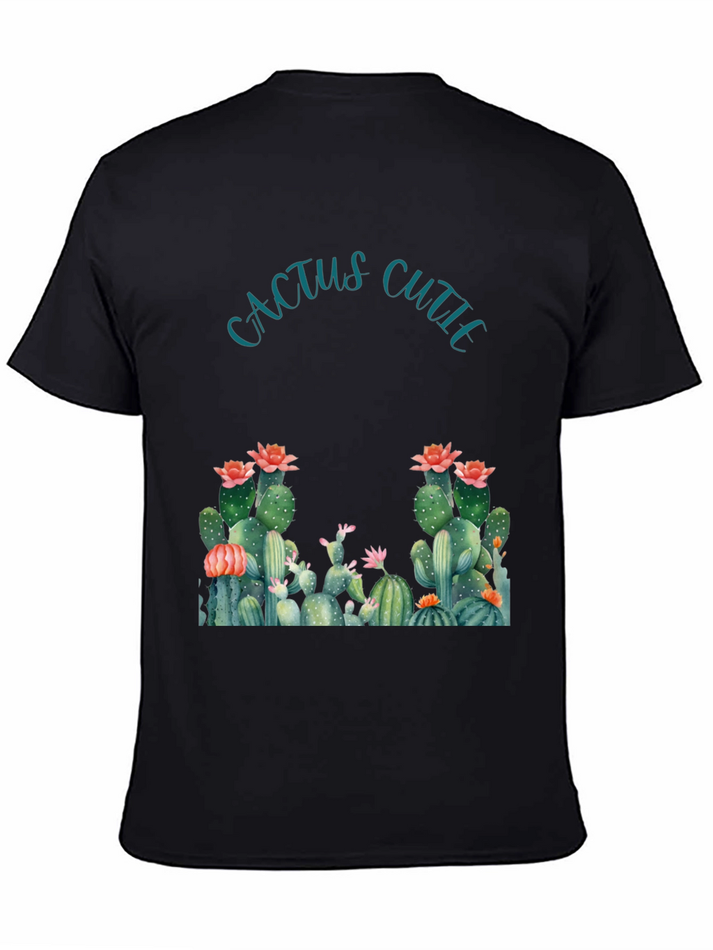 Cactus Cutie Graphic Tee - Soft Cotton Blend