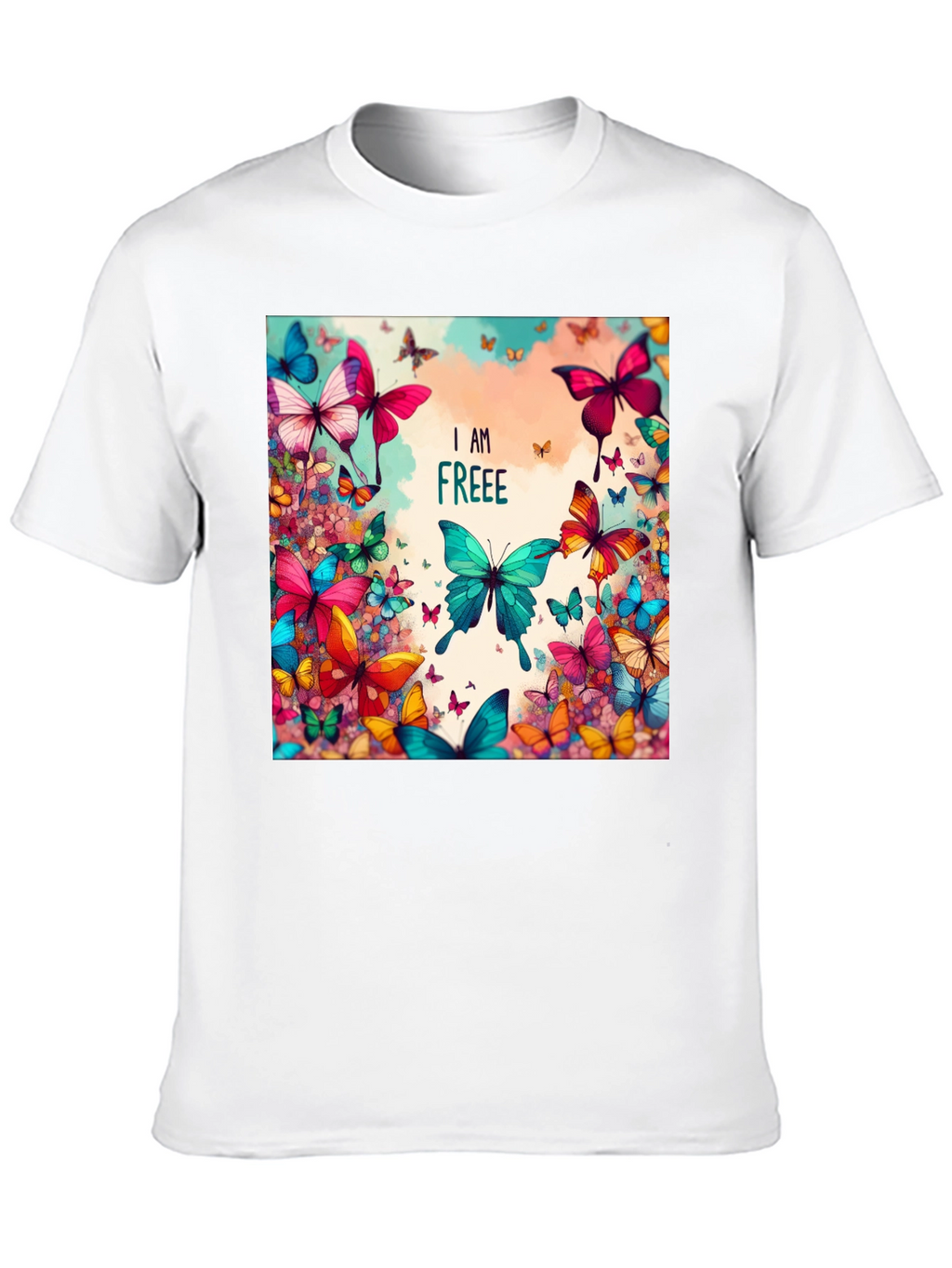 I am Free Butterfly T-Shirt
