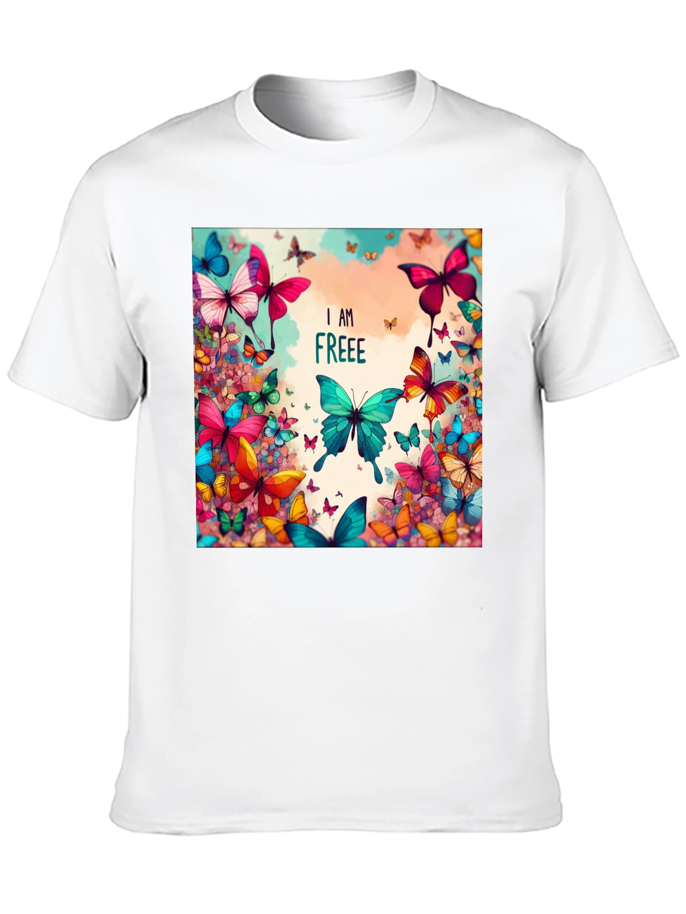 I am Free Butterfly T-Shirt