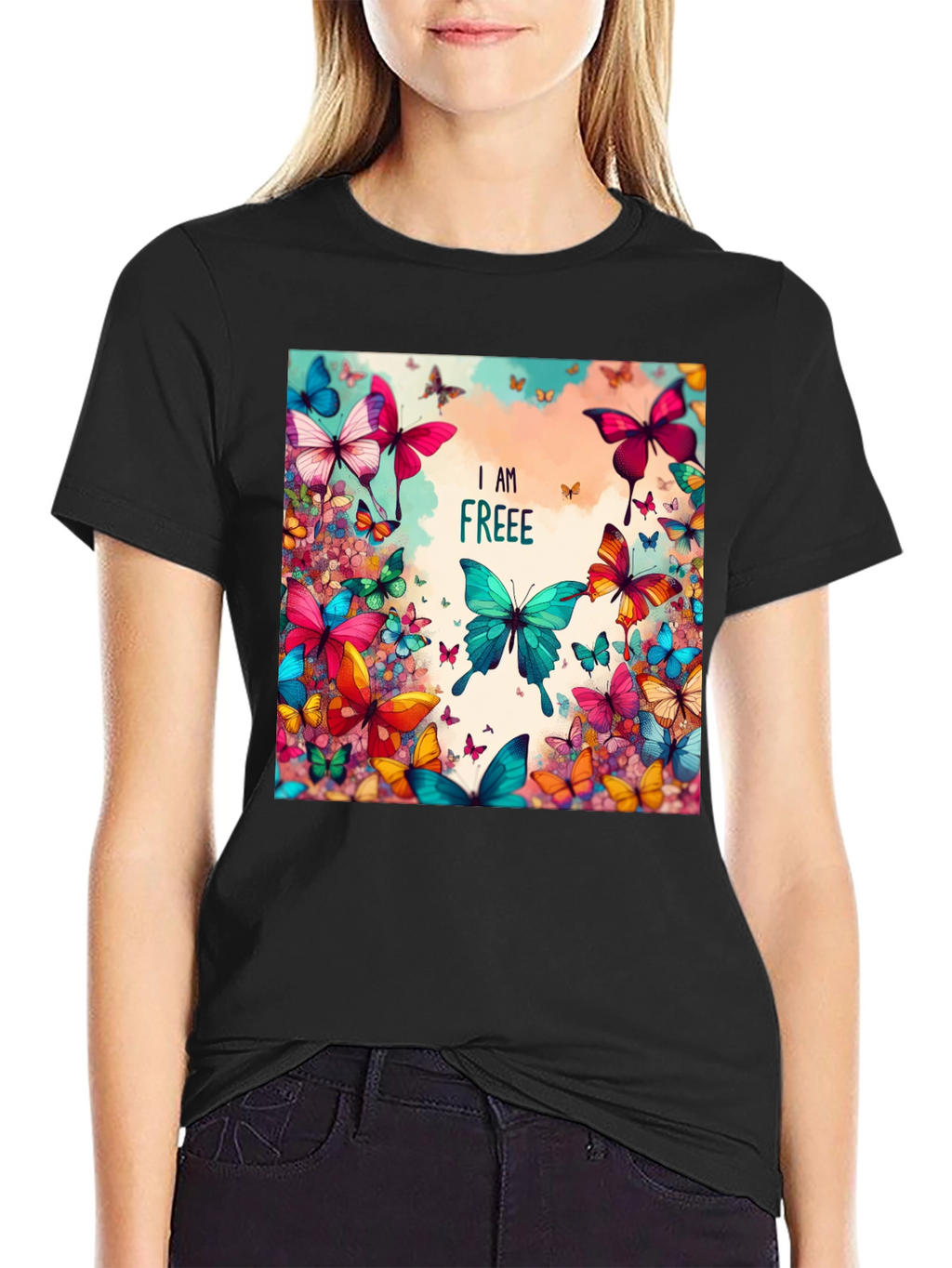 I am Free Butterfly T-Shirt