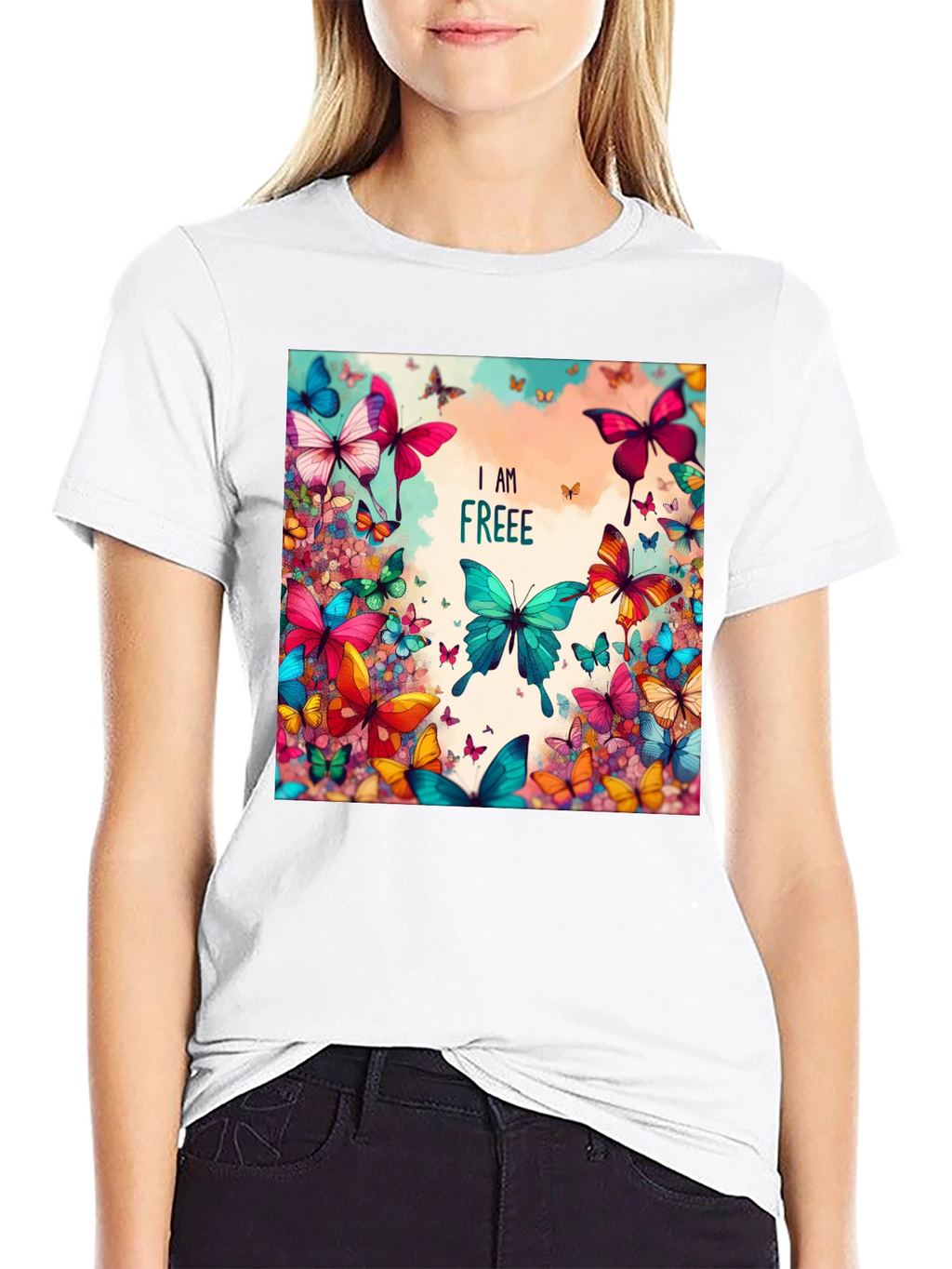I am Free Butterfly T-Shirt