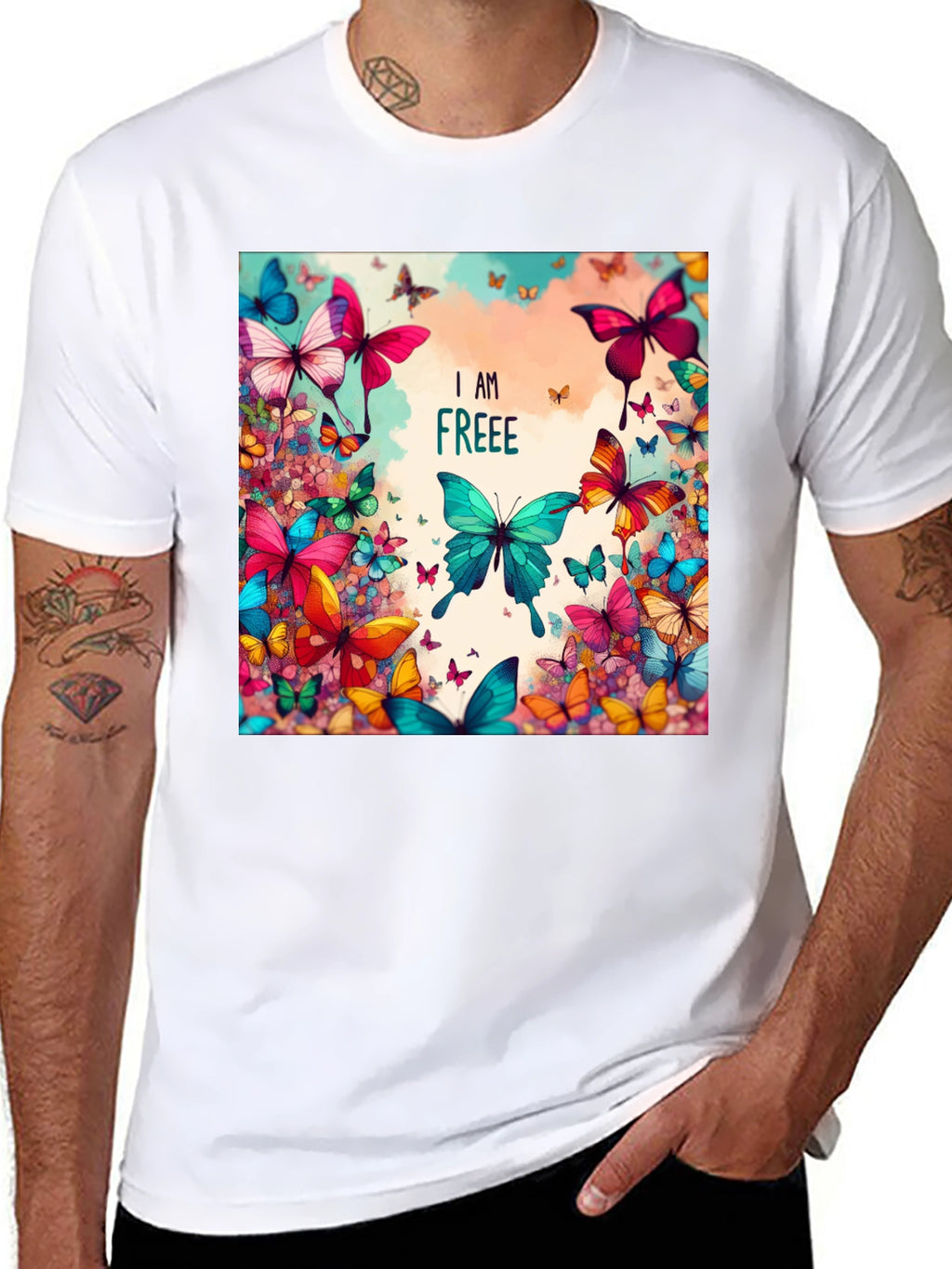 I am Free Butterfly T-Shirt