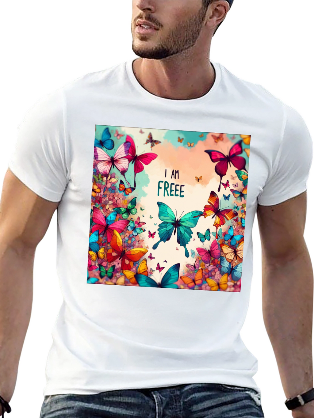 I am Free Butterfly T-Shirt
