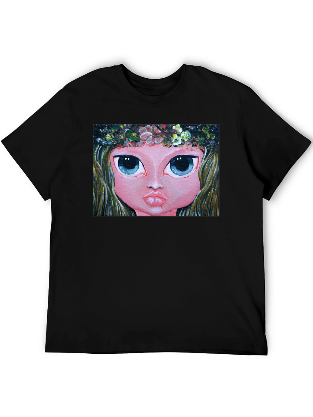 Whimsical Girl Art Tee