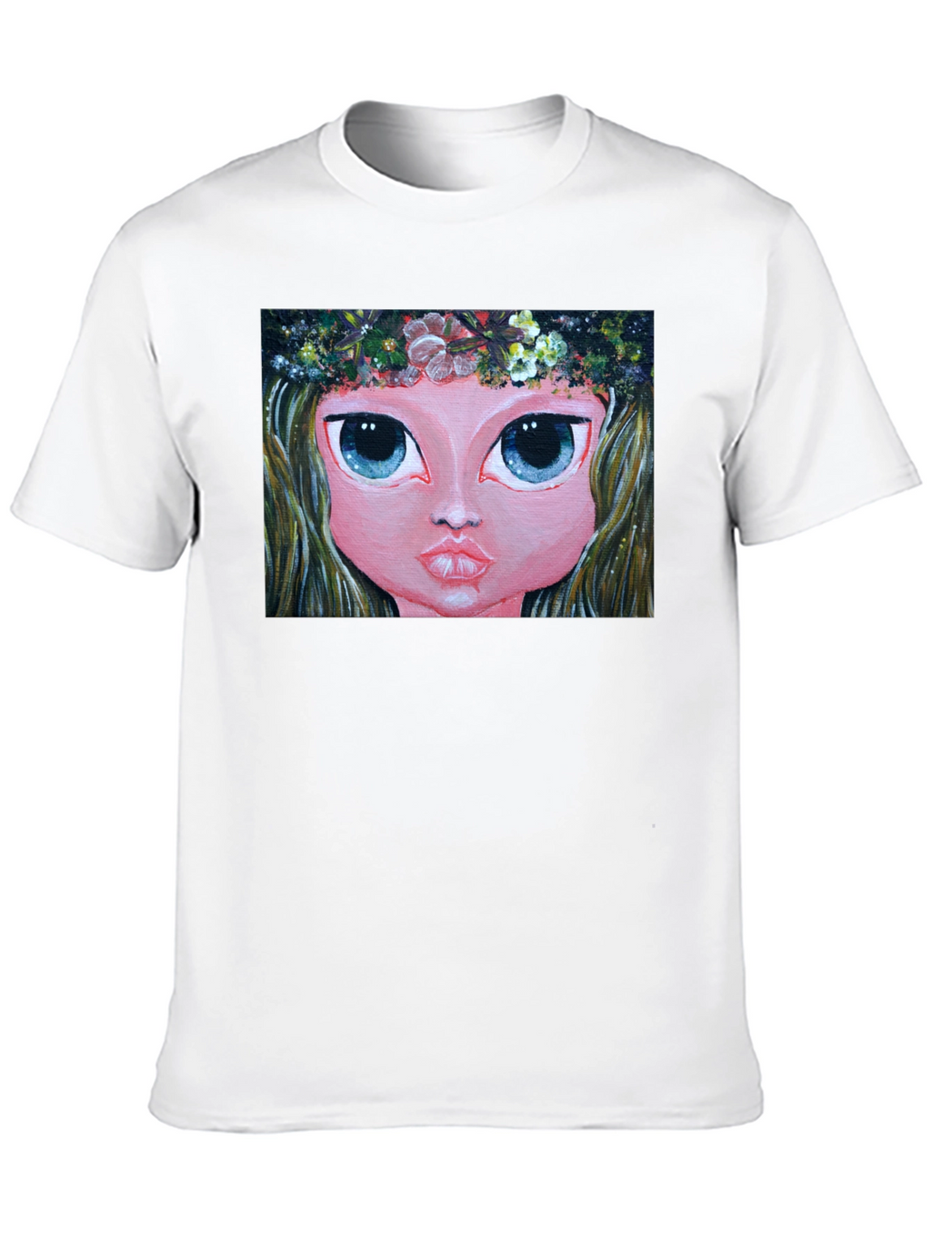 Whimsical Girl Art Tee
