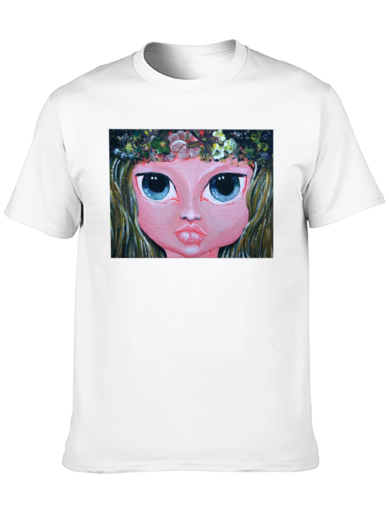 Whimsical Girl Art Tee