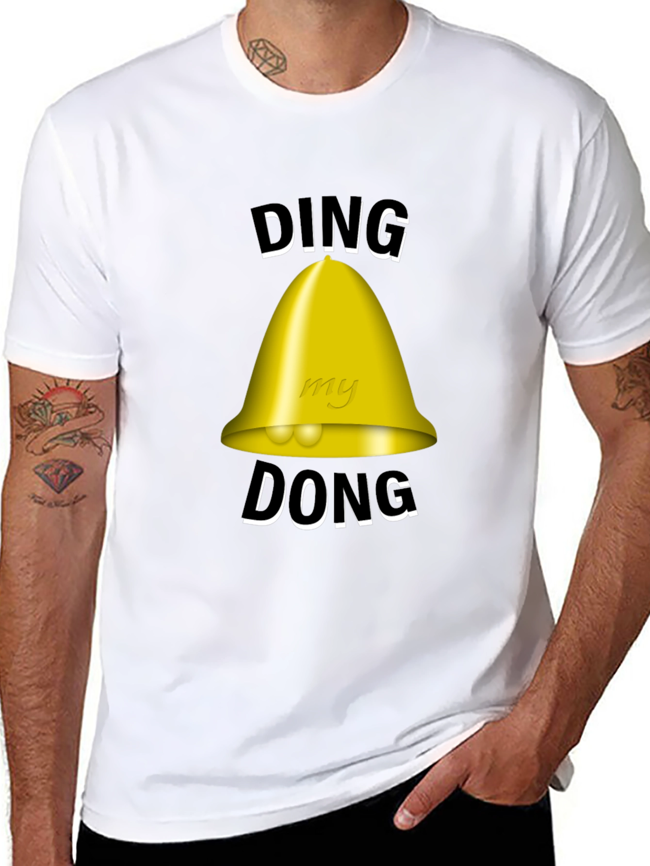 Ding Dong Bell T-Shirt - Novelty Humor Tee